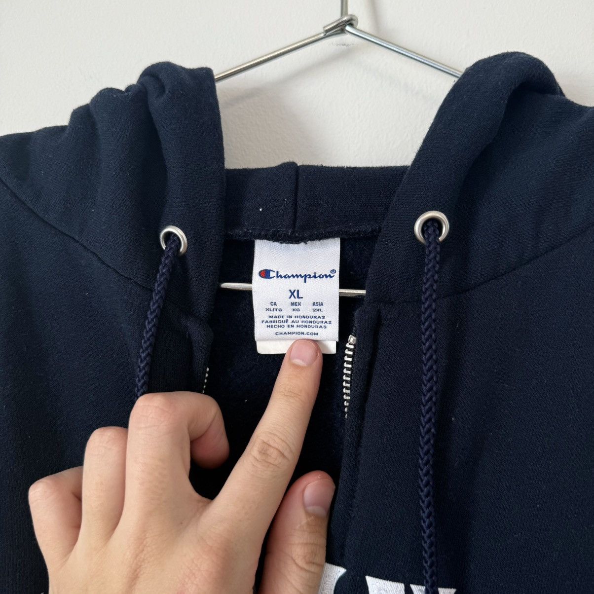 Champion Vtg Champion Villanova University Zip Up Arc Logo Hoodie Y2K Size US XL / EU 56 / 4 - 5 Thumbnail