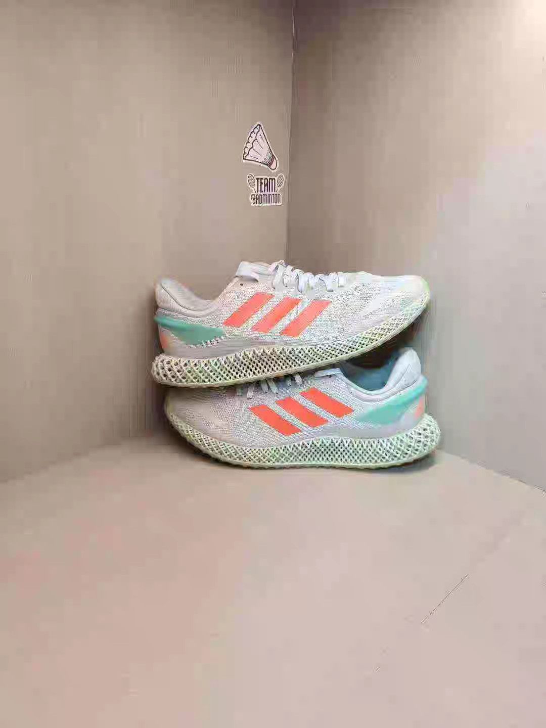 Adidas adidas 4D Run 1.0 Grey/Orange/Blue K15 Size US 12 / EU 45 - 4 Thumbnail