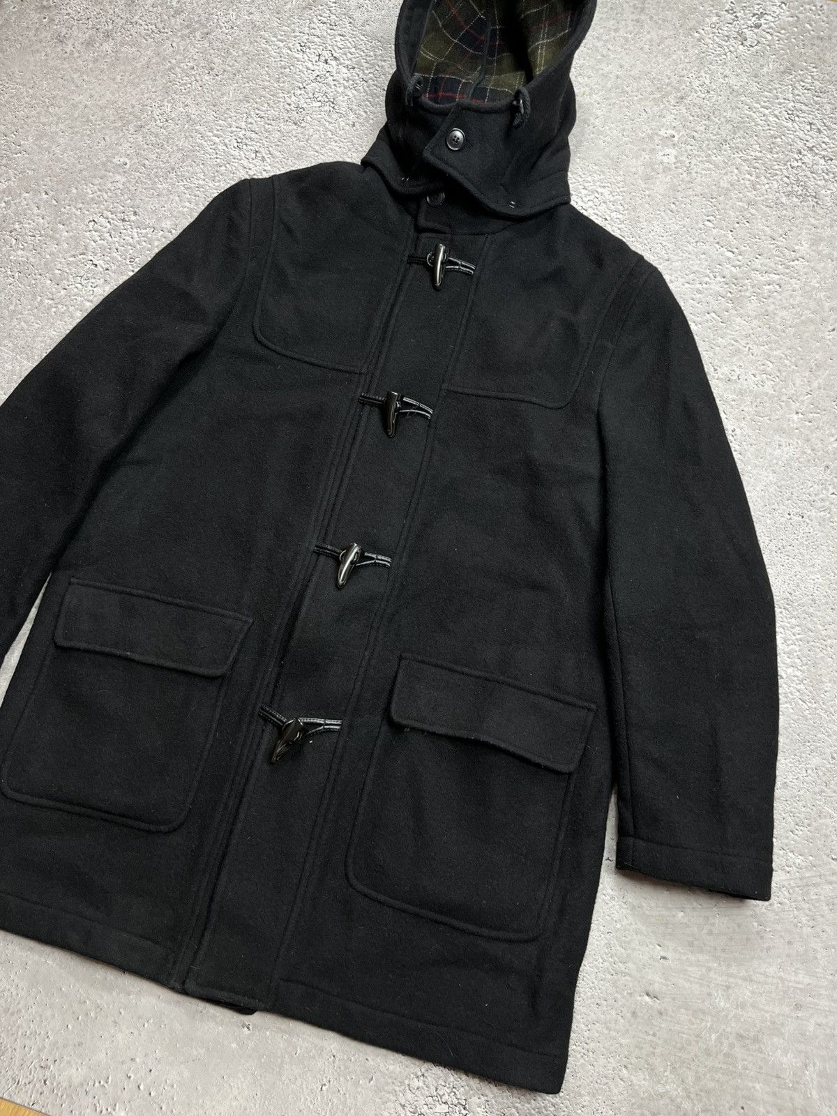Other Calvin Max Calvin Wool Duffle Coat Black Size 56 Size US XL / EU 56 / 4 - 2 Thumbnail