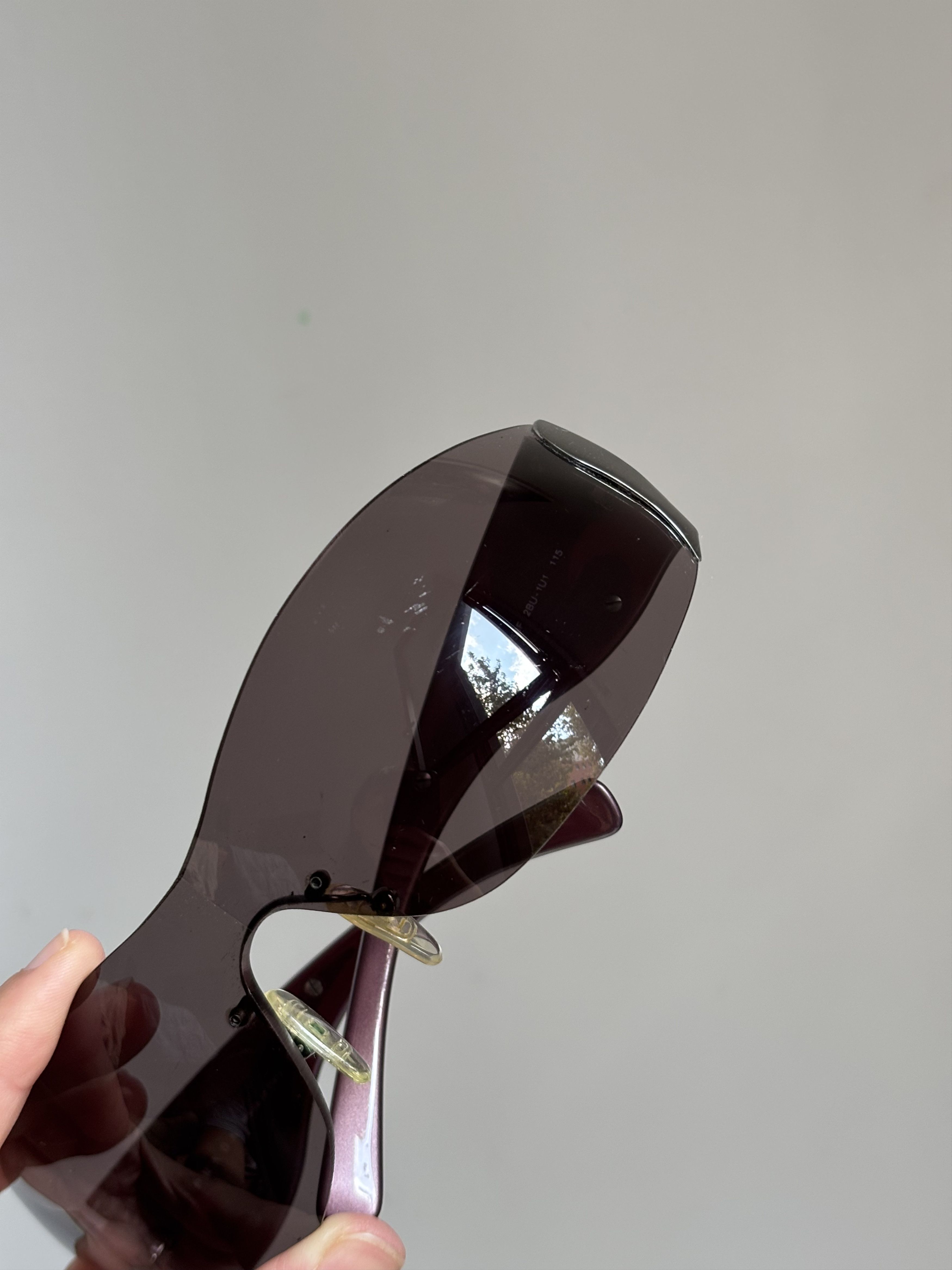 Prada PRADA Sunglasses 2004 Flame Chrome Star Mask Fire Vintage Size ONE SIZE - 6 Thumbnail