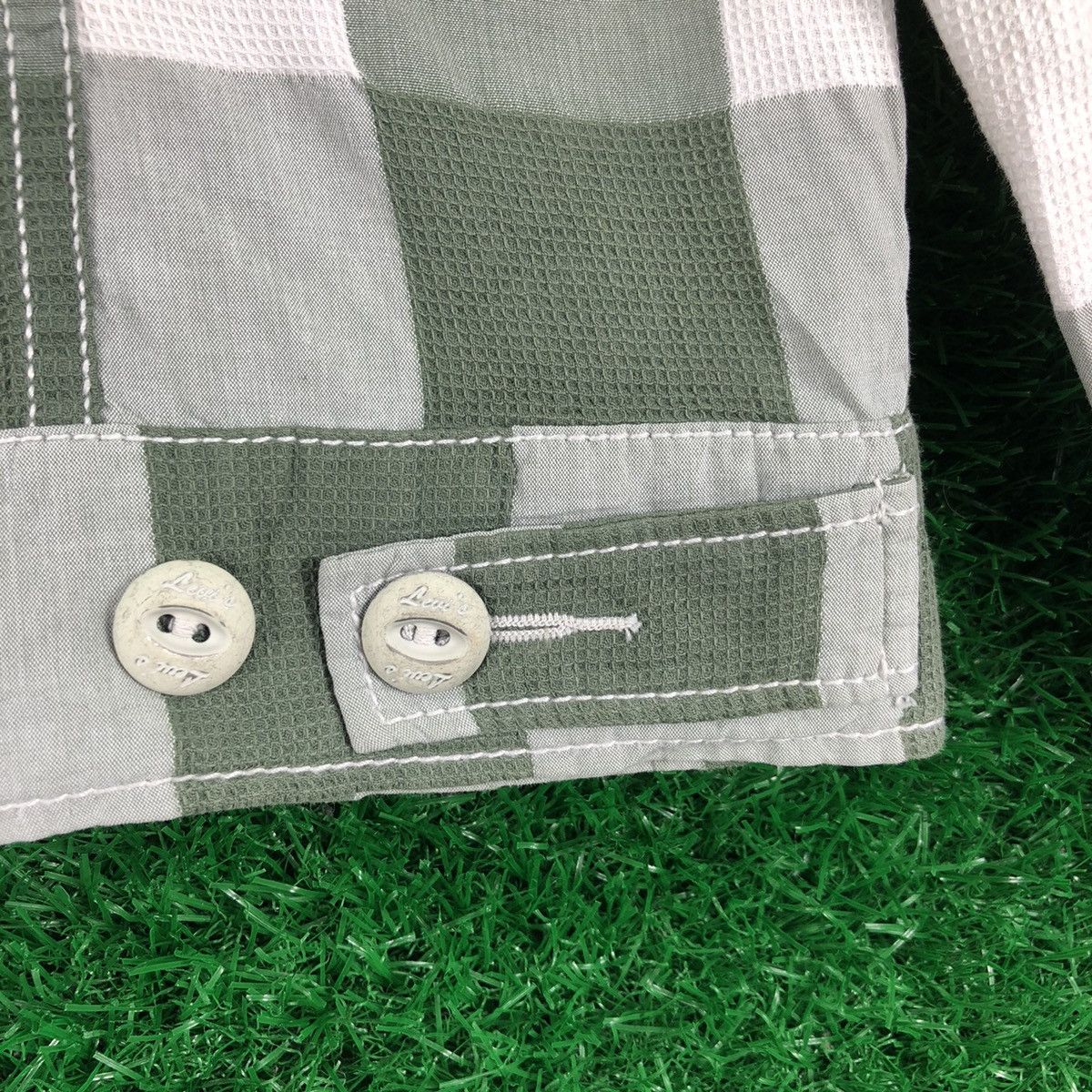 Levi's Levis White Tab Checkered Summer Jacket Button up Size US S / EU 44-46 / 1 - 10 Thumbnail
