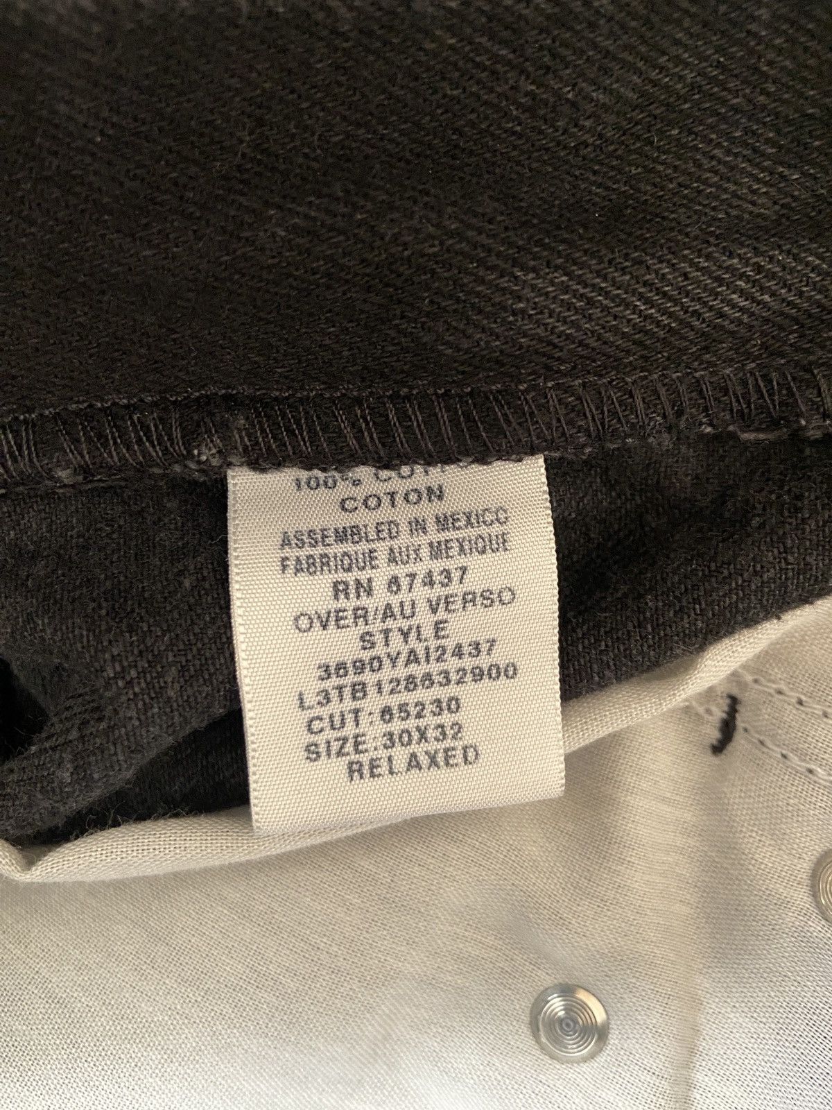 Polo Ralph Lauren × Vintage Vintage Polo Jeans Ralph Lauren Black Denim Size US 30 / EU 46 - 6 Thumbnail