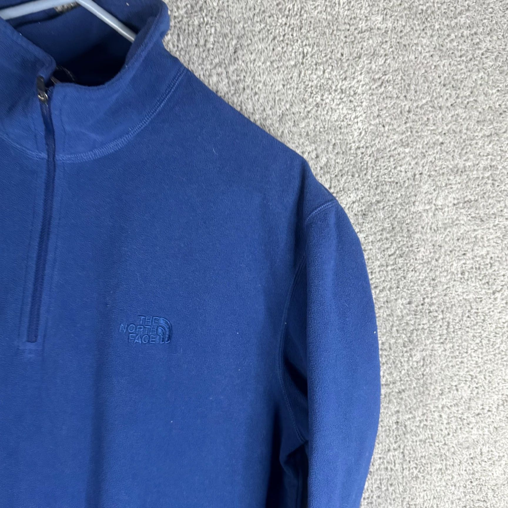 The North Face The North Face Pullover Mens L Blue TKA 100 Fleece 1/4 Zip Hiking Size US L / EU 52-54 / 3 - 4 Thumbnail