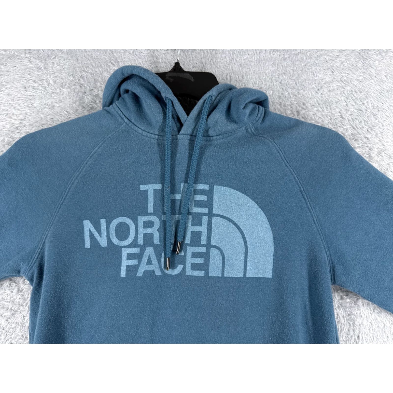 The North Face The North Face Hoodie Women XS Blue Pullover Jersey Fabric 90s Vintage Not Applicable Size XS / US 0-2 / IT 36-38 - 4 Thumbnail