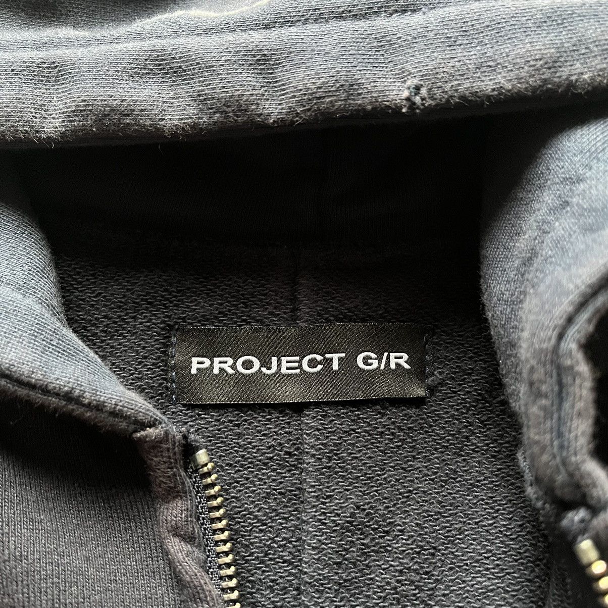 PROJECT G/R RECONSTRUCTED FOLDED ZIP HOODIE - NAVY size 1 stk Size US S / EU 44-46 / 1 - 5 Thumbnail