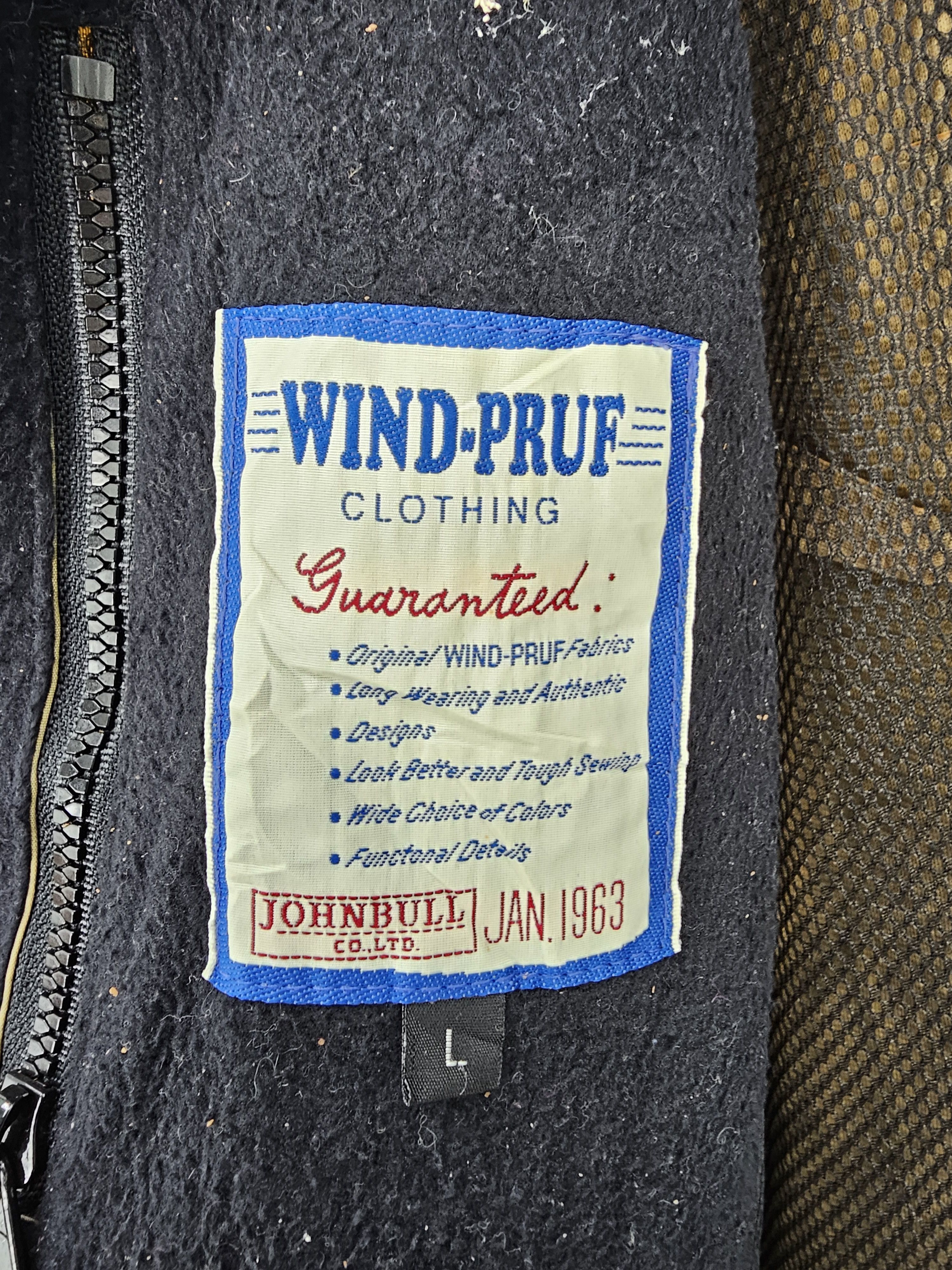 Johnbull JOHNBULL Raincoat Windpruf Windbreaker Jacket J0130 Size US L / EU 52-54 / 3 - 9 Thumbnail