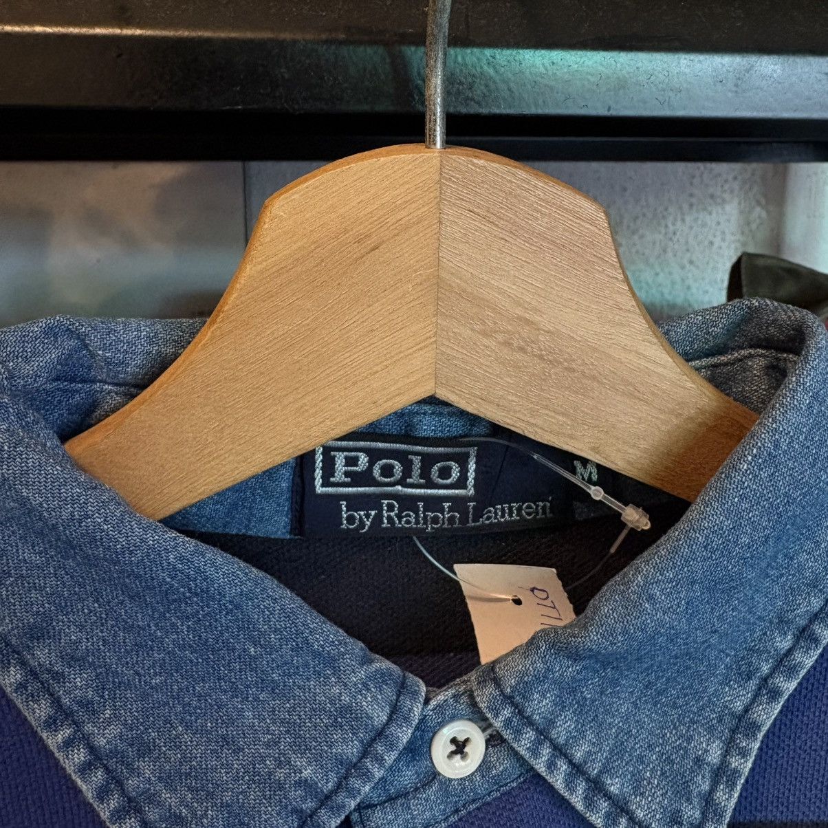 Polo Ralph Lauren Beautiful Polo Ralph Lauren Denim Collar Size US M / EU 48-50 / 2 - 2 Thumbnail