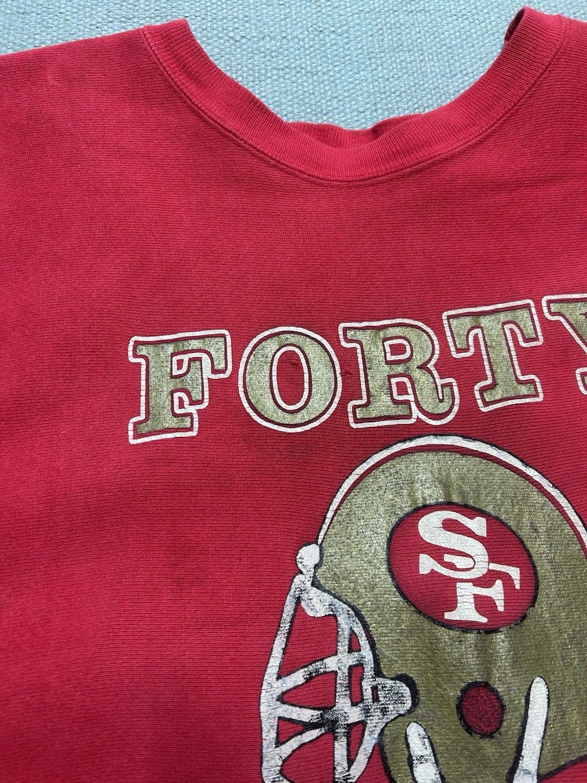 Vintage Vtg Camber sweatshirt San Francisco 49ers helmet large Size US L / EU 52-54 / 3 - 6 Thumbnail