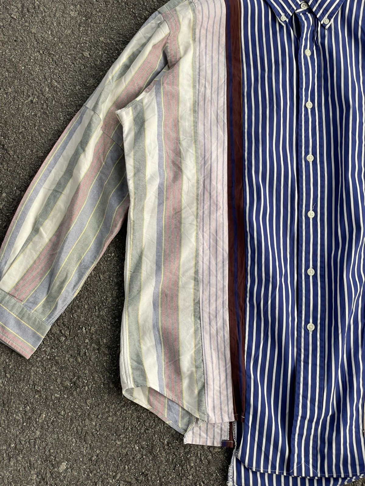 J.S. Homestead J.S Homestead | Patchwork Striped Shirt Size US M / EU 48-50 / 2 - 3 Thumbnail