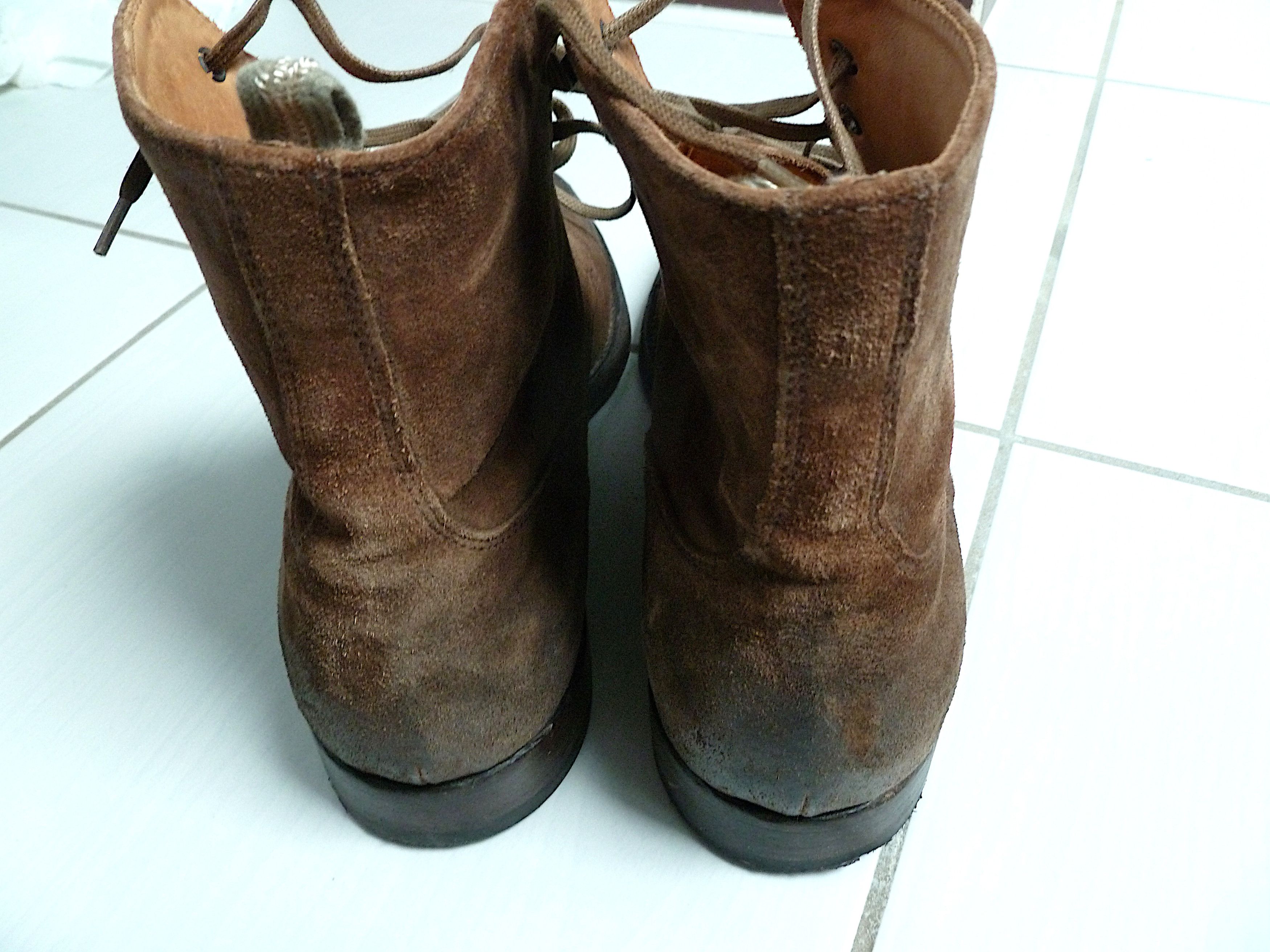 Officine Creative Brown combat boots by Officine Creative in suede or nubuck Size US 7 / EU 40 - 4 Thumbnail