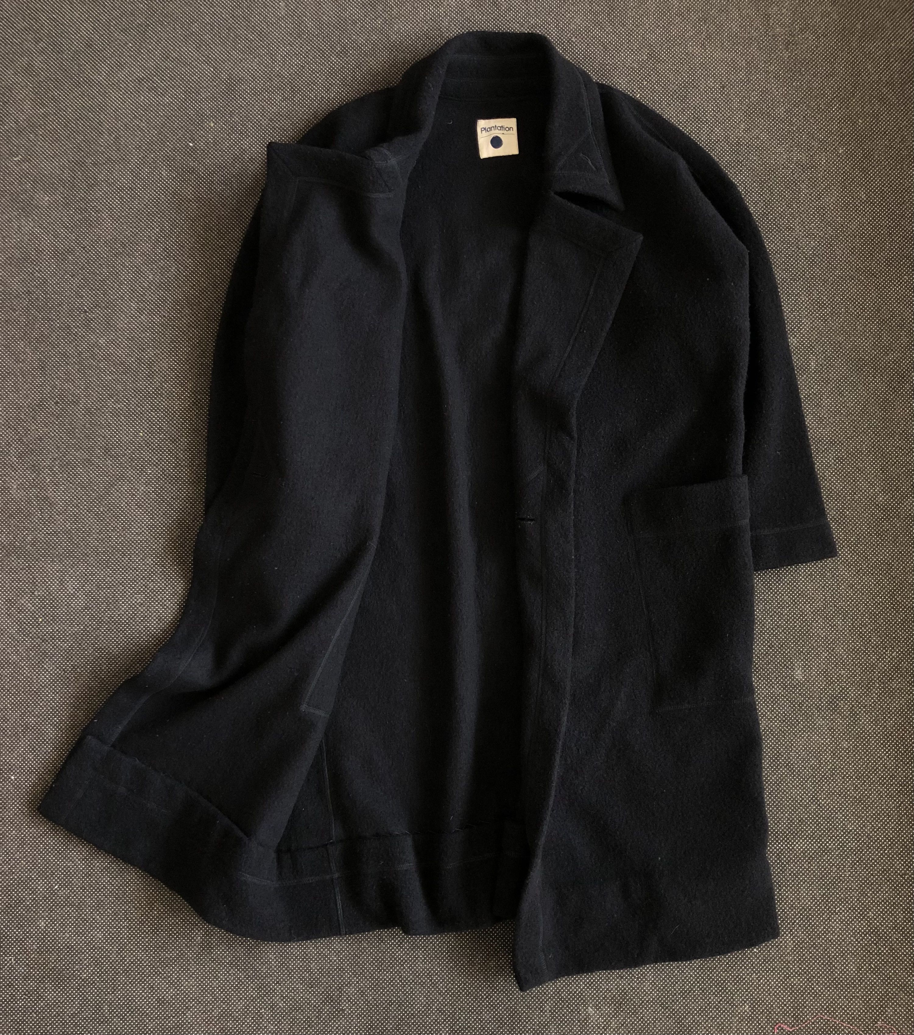 Issey Miyake RARE🔥AW1998 ISSEY MIYAKE PLANTATION OVERSIZE WOOL OVERCOAT Size US L / EU 52-54 / 3 - 1 Thumbnail