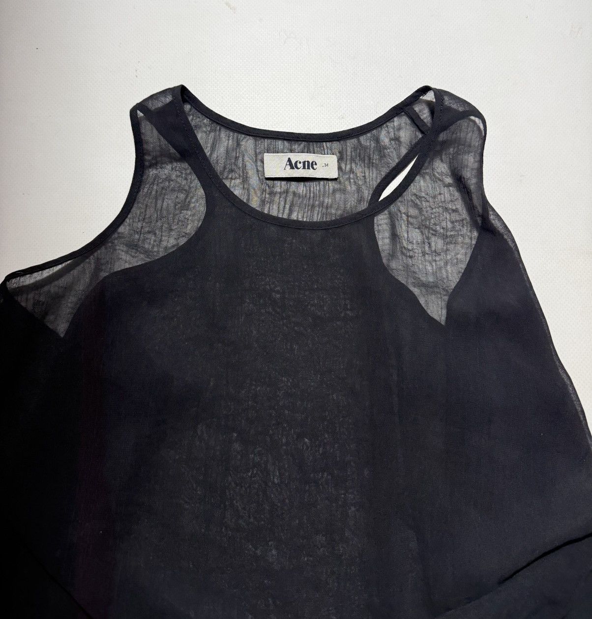 Acne Studios Acne Surface SS11 Tank Top T-shirt Size XS / US 0-2 / IT 36-38 - 5 Thumbnail