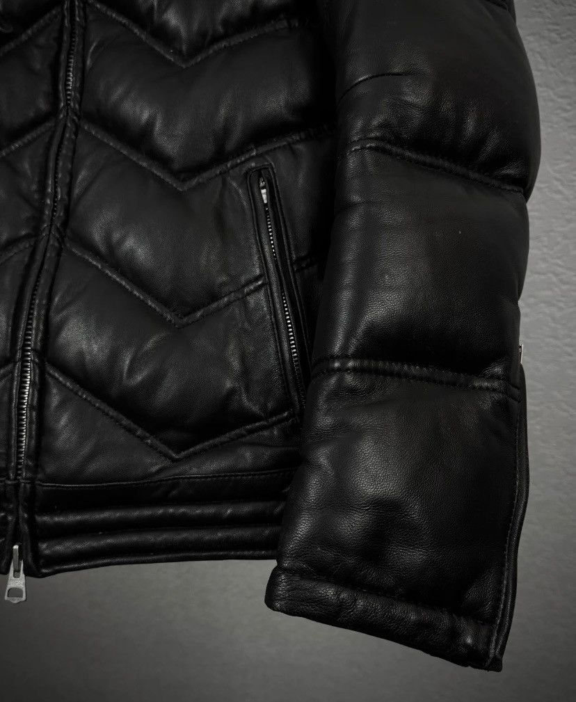 JACKROSE Jack Rose Chunky Fur Leather Puffer Jacket Size US L / EU 52-54 / 3 - 4 Thumbnail