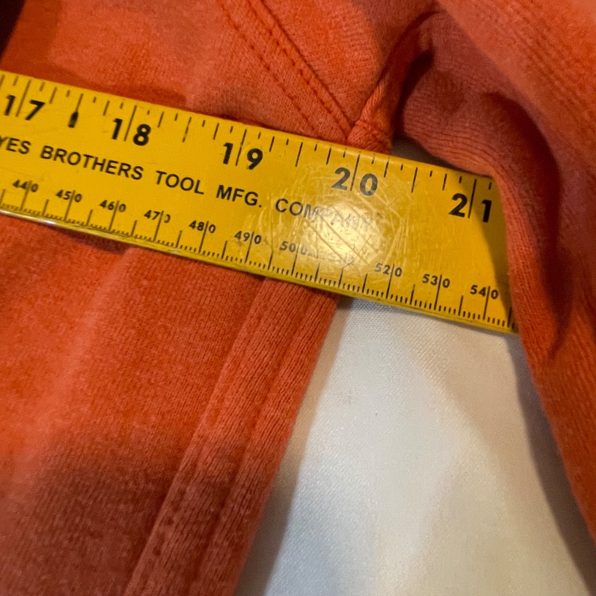 The North Face The North Face Mens Hoodie Small Orange Cotton Blend Pullove Size US S / EU 44-46 / 1 - 7 Thumbnail