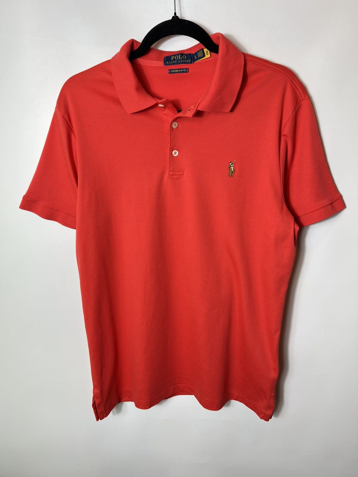 Polo Ralph Lauren Vintage Polo Ralph Lauren Slim Fit Soft Cotton T-shirt Size US L / EU 52-54 / 3 - 1 Thumbnail
