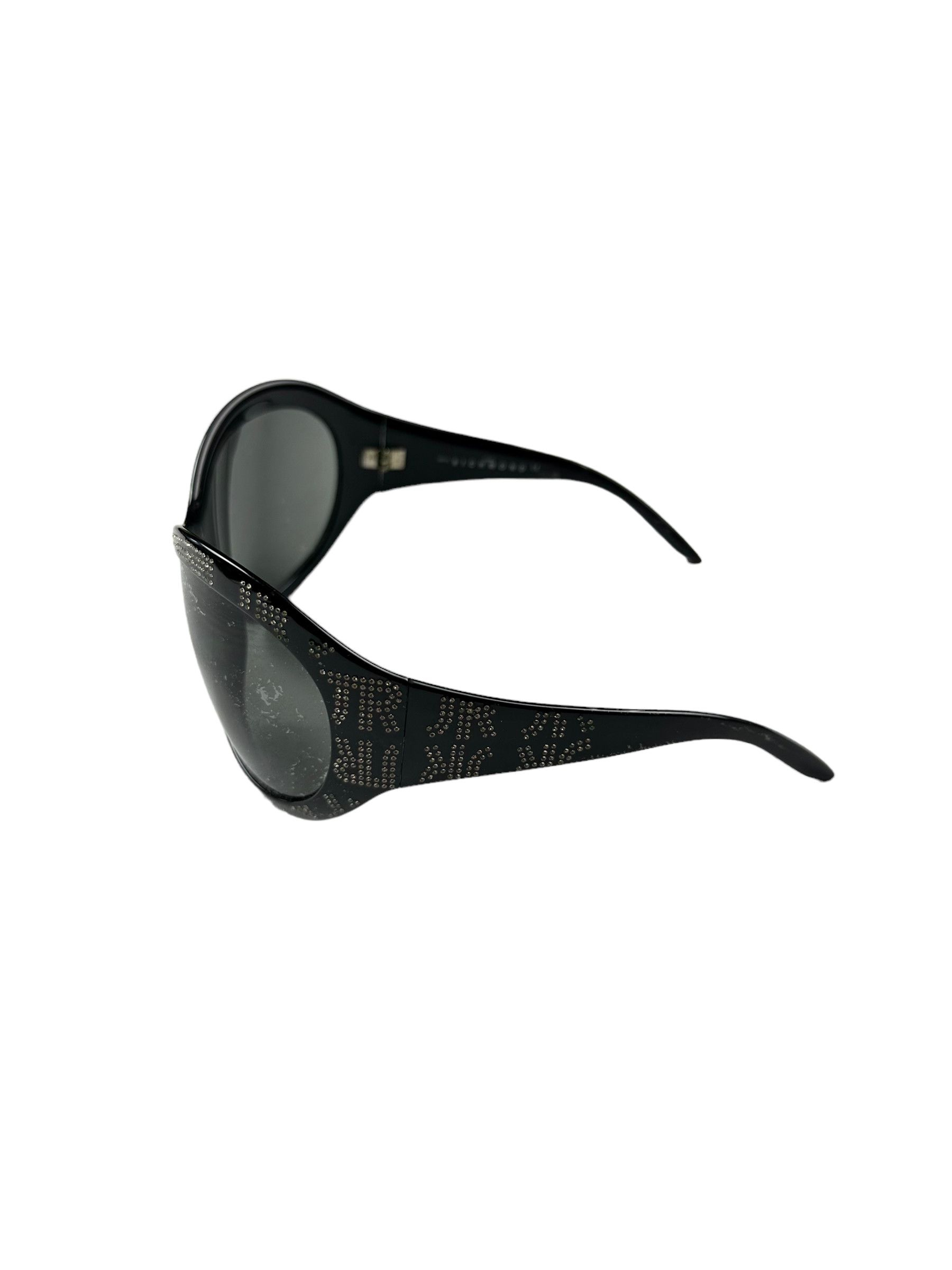 John Richmond Gothic 2012 limited edition mask rhinestoned sunglasses Size ONE SIZE - 5 Thumbnail