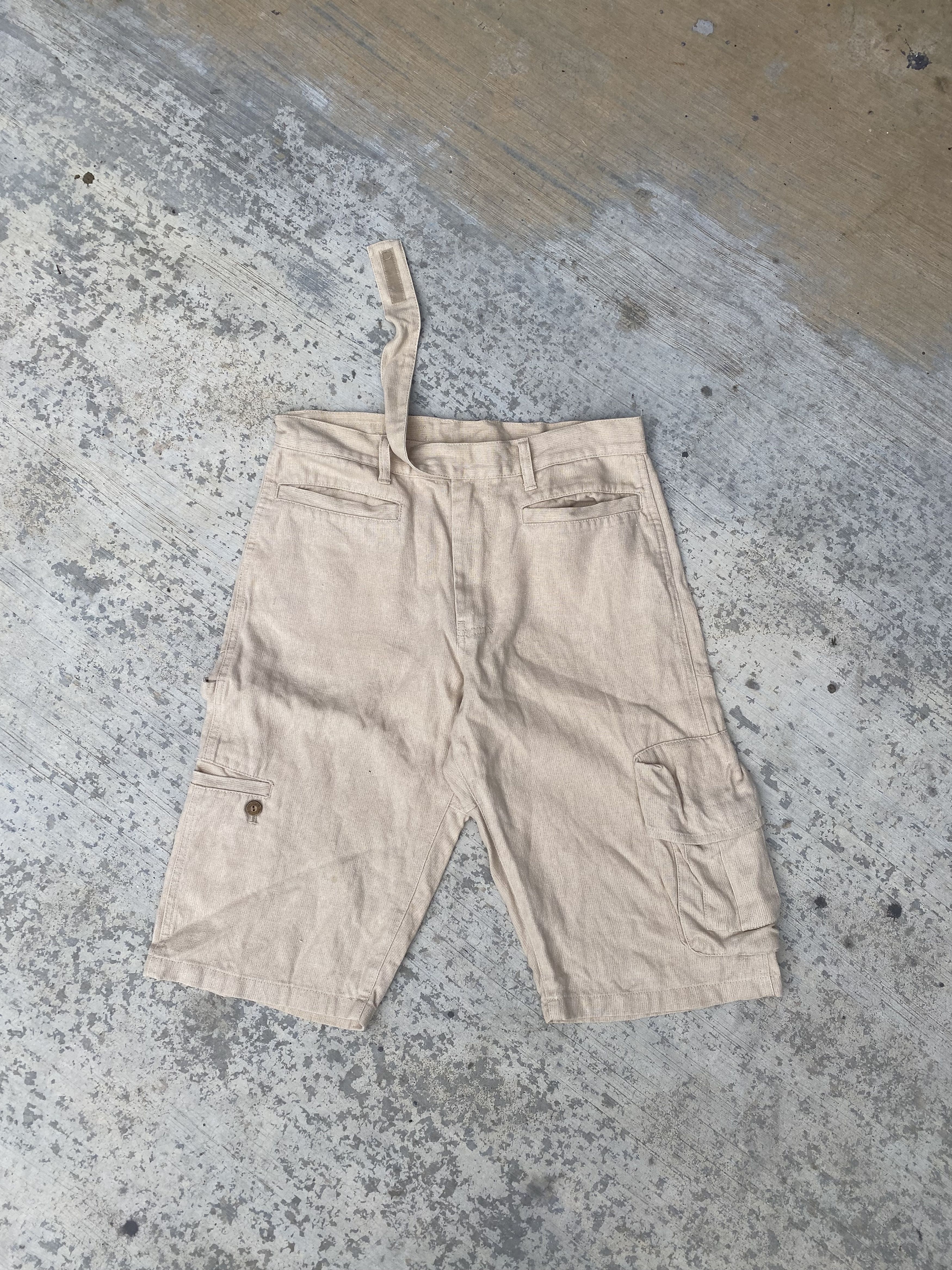 Japanese Brand × PPFM PPFM sashiko cargo shorts Size US 31 - 1 Thumbnail