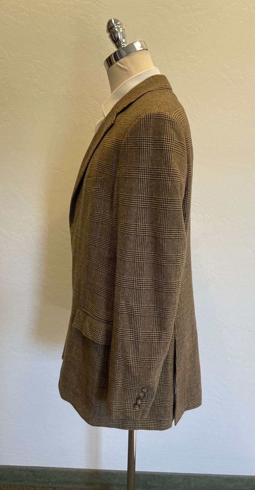 Polo Ralph Lauren × Vintage Prince of Wales Check Wool Suit Size 46R - 7 Thumbnail