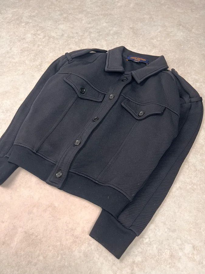 Louis Vuitton Louis Vuitton Navy Uniform Bomber Jacket Size S / US 4 / IT 40 - 5 Thumbnail