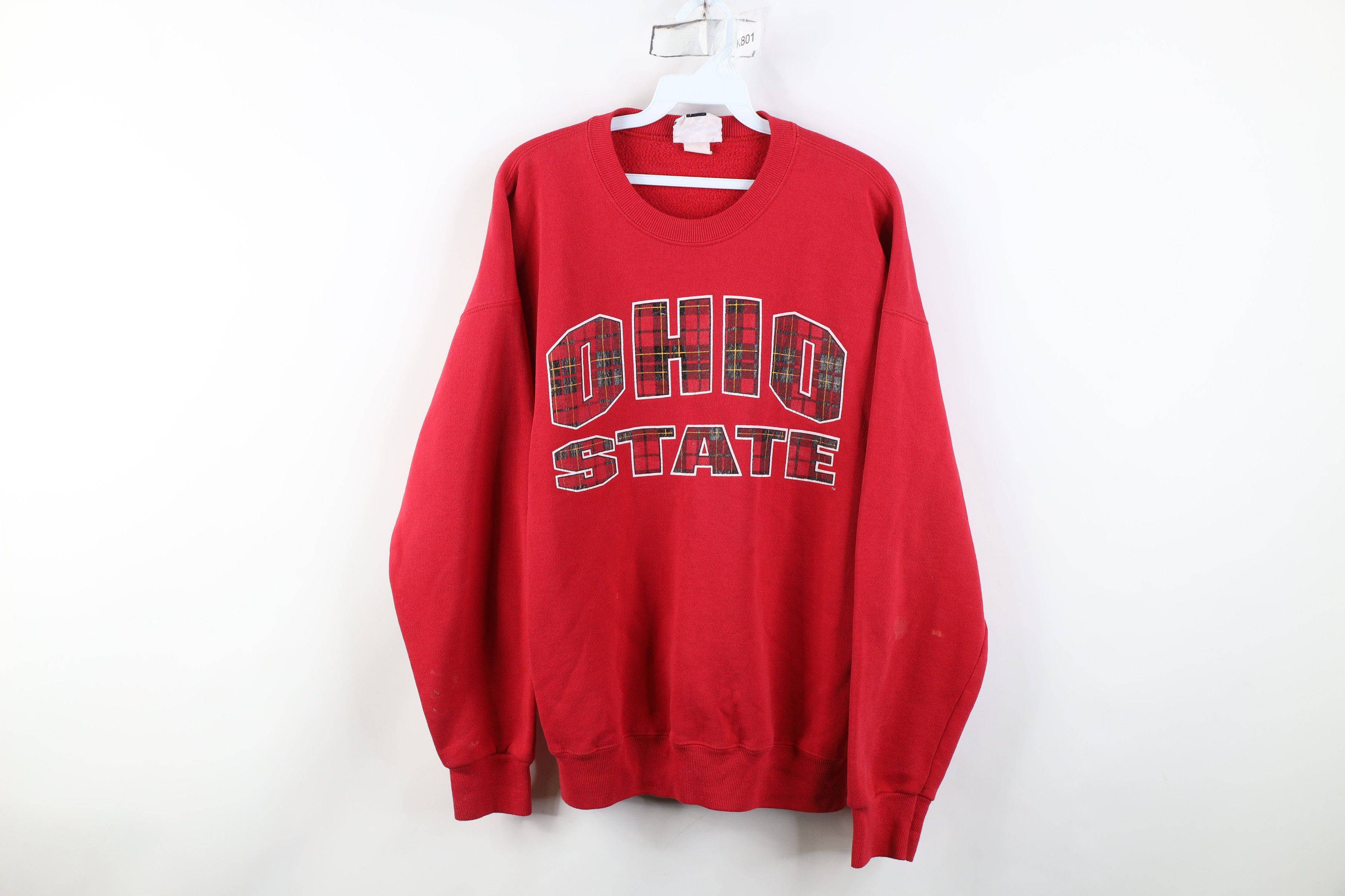 Vintage Vintage 90s Ohio State University Football Sweatshirt USA Size XL / US 12-14 / IT 48-50 - 1 Thumbnail