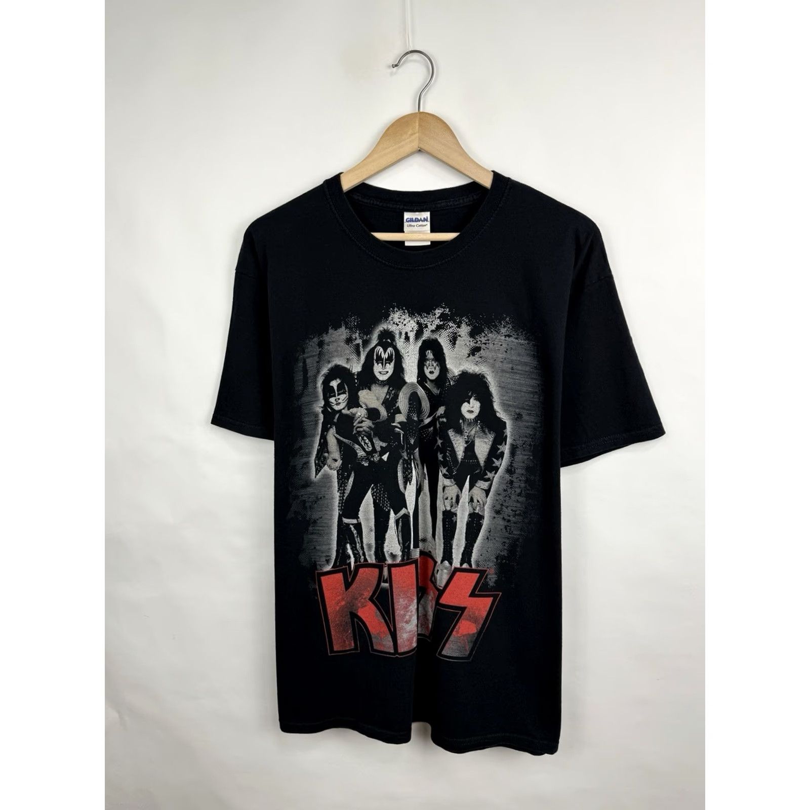 Gildan VINTAGE Kiss Alive 35 World Tour 1973 2008 T-Shirt Retro Black L Men Shirt Size US L / EU 52-54 / 3 - 3 Thumbnail