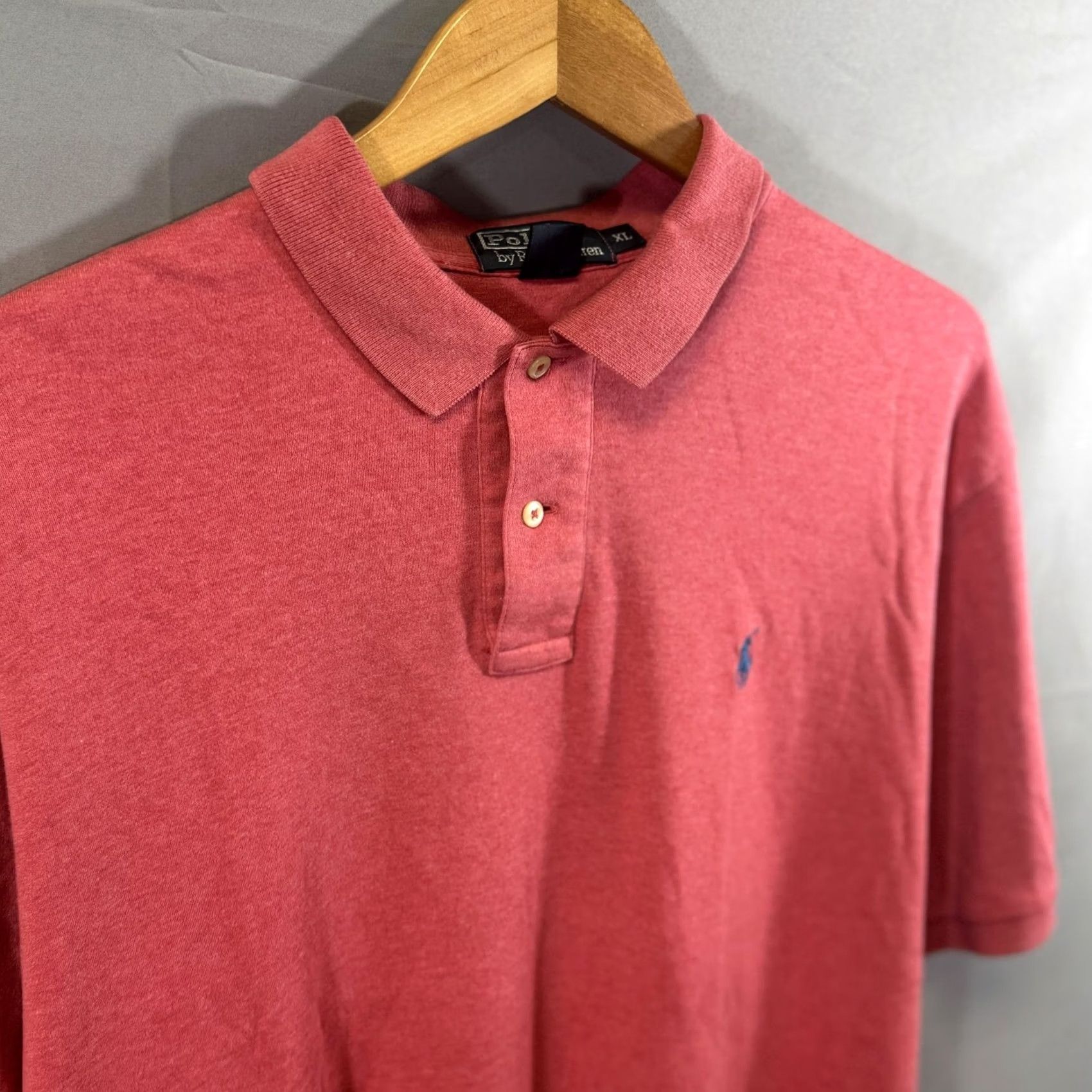 Polo Ralph Lauren Polo Ralph Lauren Polo Shirt Mens XL Red Embroidered Pony Short Sleeve Preppy Size US XL / EU 56 / 4 - 3 Thumbnail