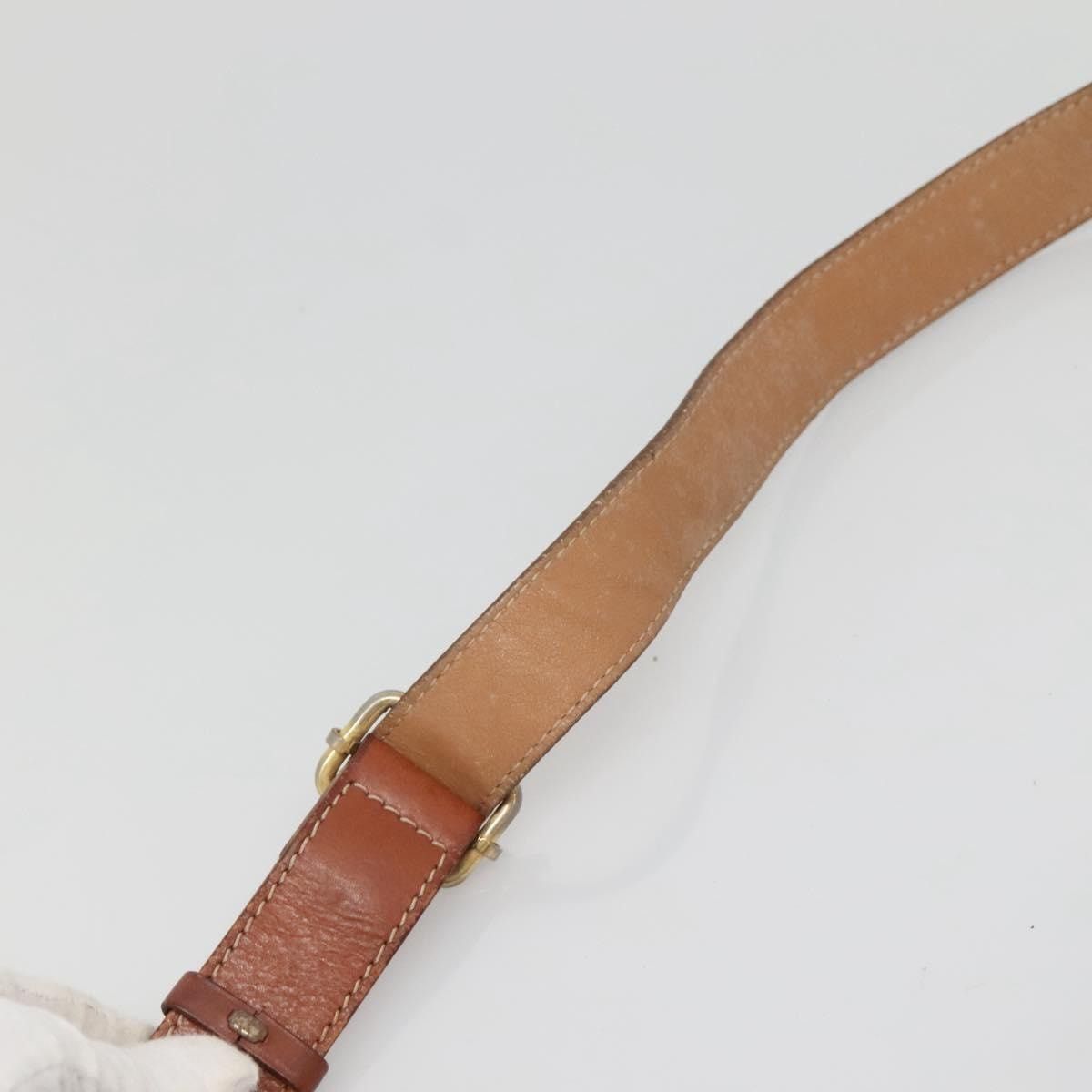 Celine CELINE Macadam Canvas Shoulder Bag Pvc Leather Brown Gold Size ONE SIZE - 8 Thumbnail