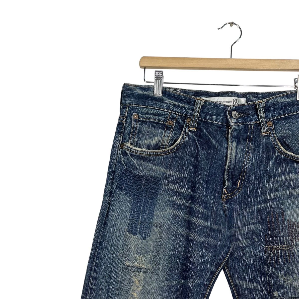 Edwin Vintage Exclusive Model Sashiko Denim Jeans Size US 30 / EU 46 - 4 Thumbnail