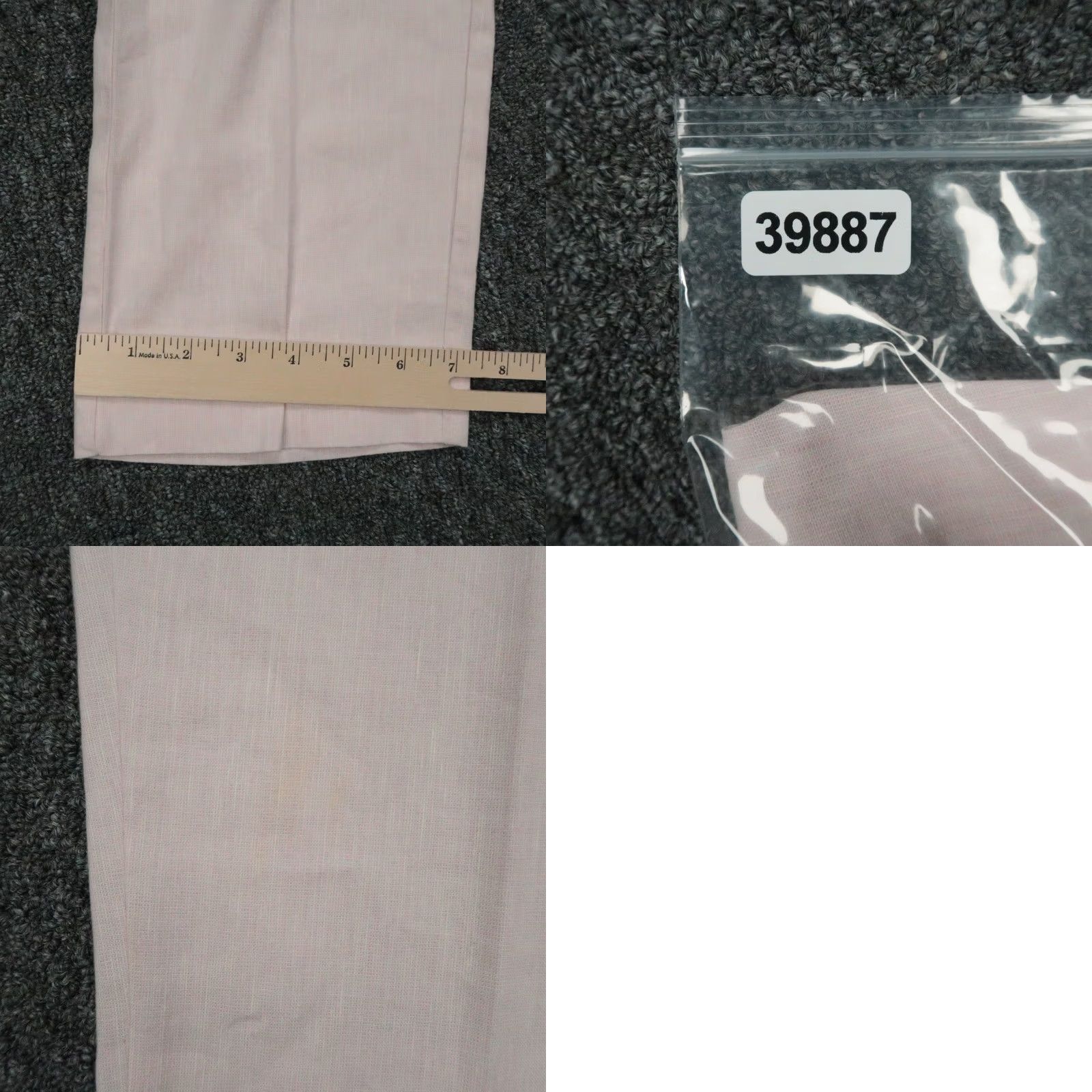Bonobos Bonobos Pants Mens 34x32 Pink Linen Blend Chino Lightweight Stretch Flat Front Slim Athletic - Mens Pants Pink Linen Blend Chino Lightweight Stretch Size US 34 / EU 50 - 9 Thumbnail