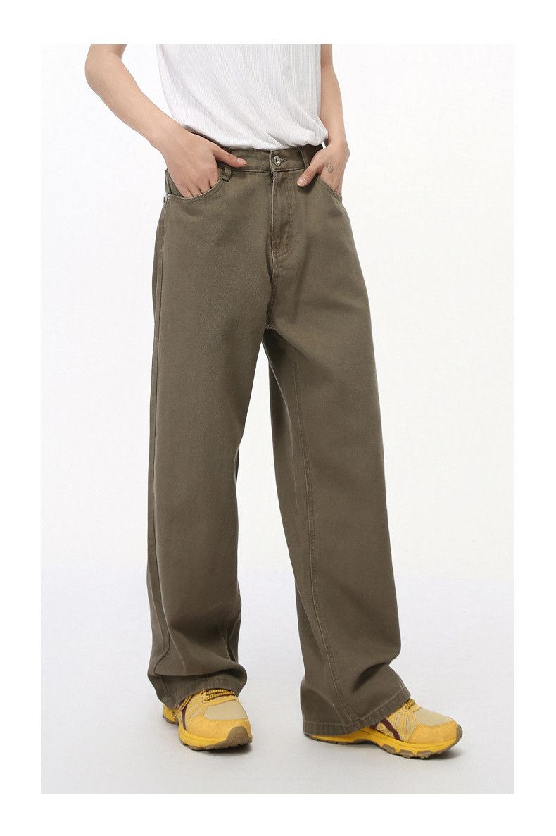 Japanese Brand × Jean Japanese style semi elastic waist straight loose jeans Size US 32 / EU 48 - 3 Thumbnail