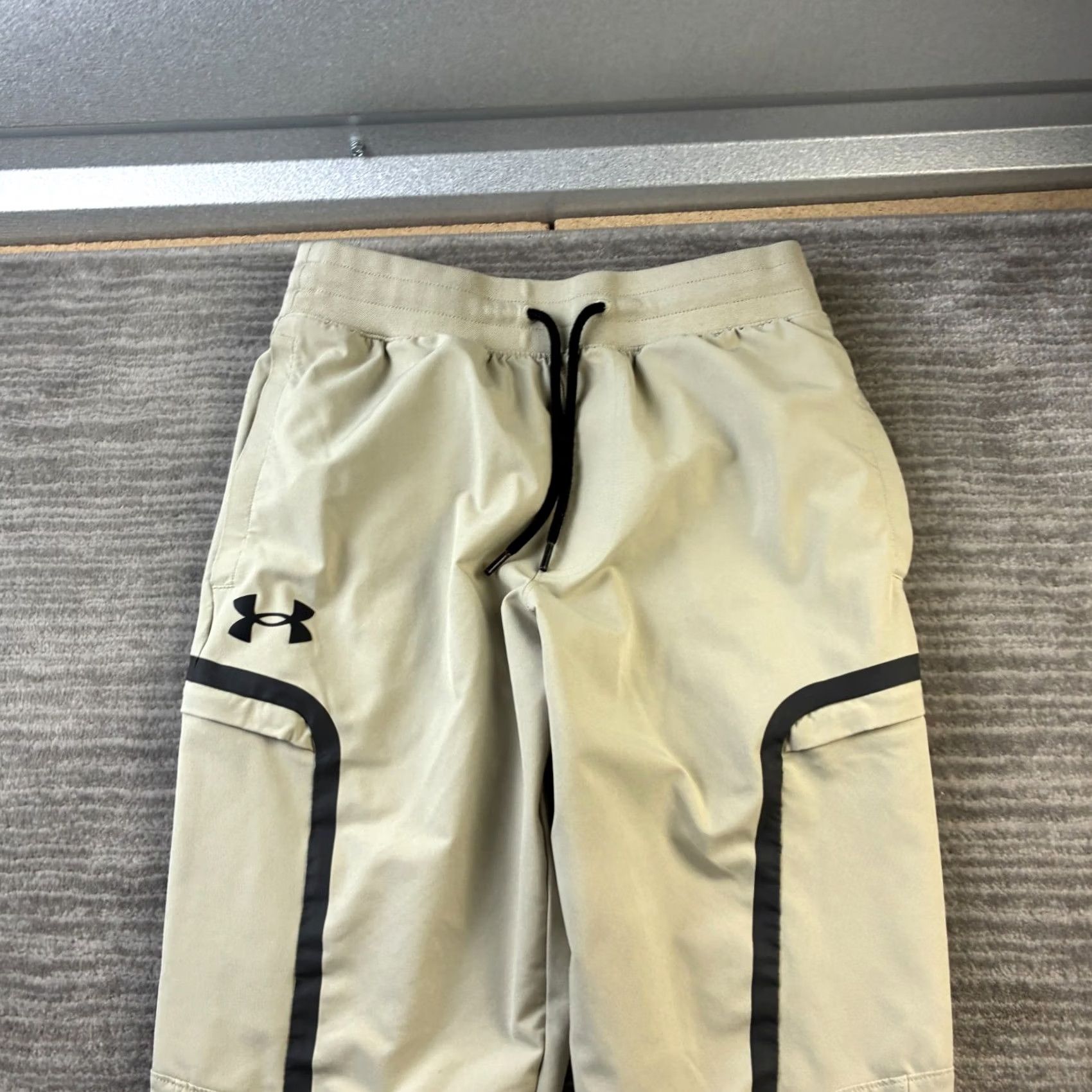 Under Armour Under armour Pants Mens Medium Tan Elite Sportstyle Joggers Sweatpants Size US 31 - 3 Thumbnail