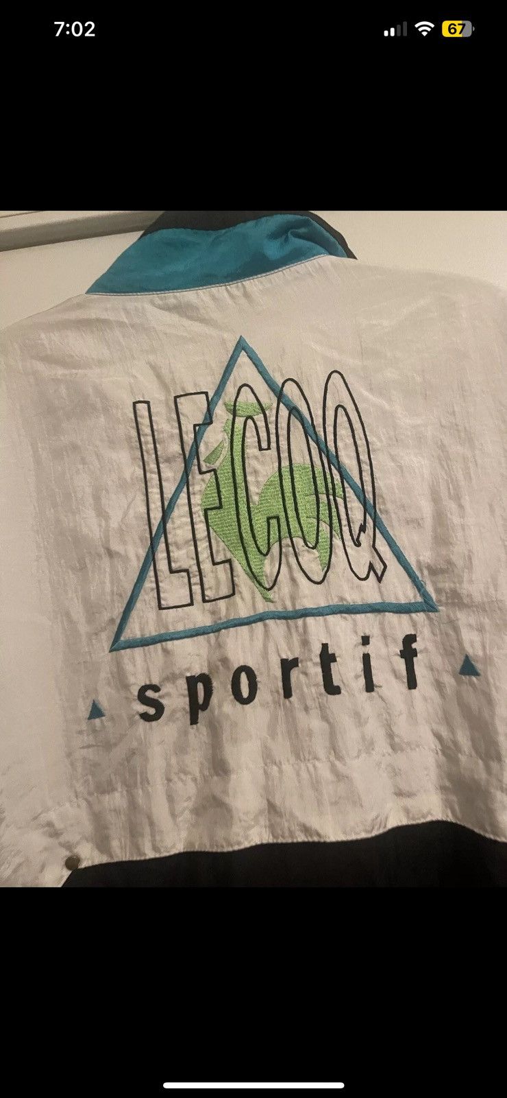Le Coq Sportif × Vintage Vintage Le Coq Sportif Windbreaker Full Zip Size US M / EU 48-50 / 2 - 9 Thumbnail