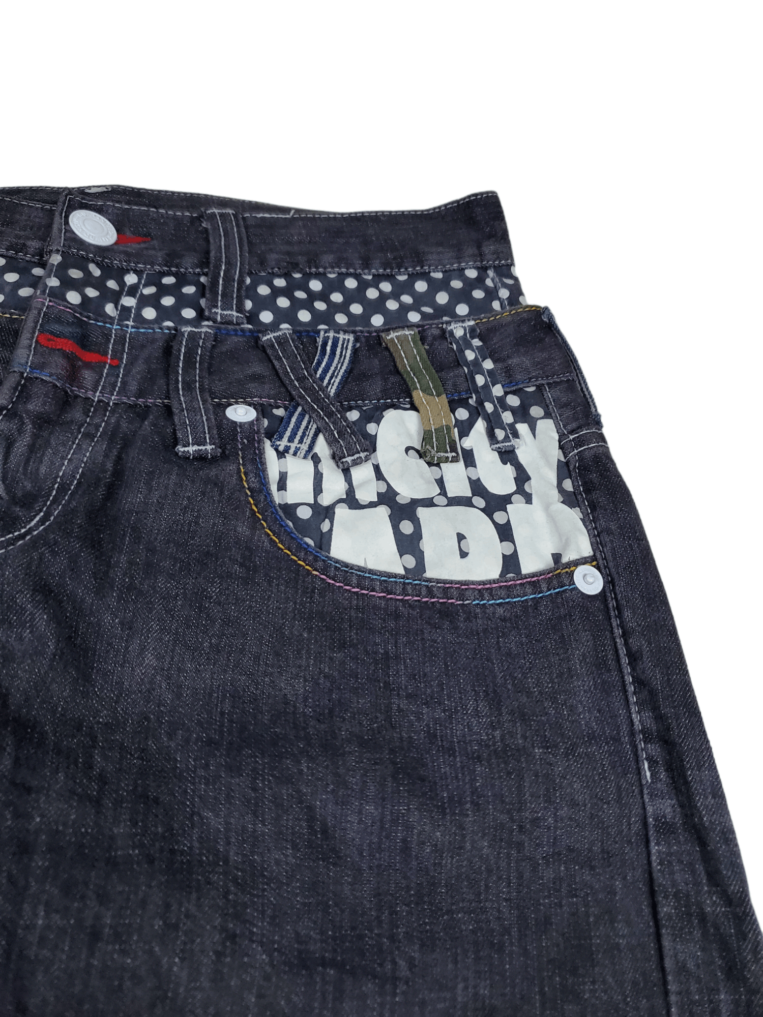 Vintage 🔥Vintage Denim Double Waist Slam City Board 🔥 Size US 31 - 6 Thumbnail