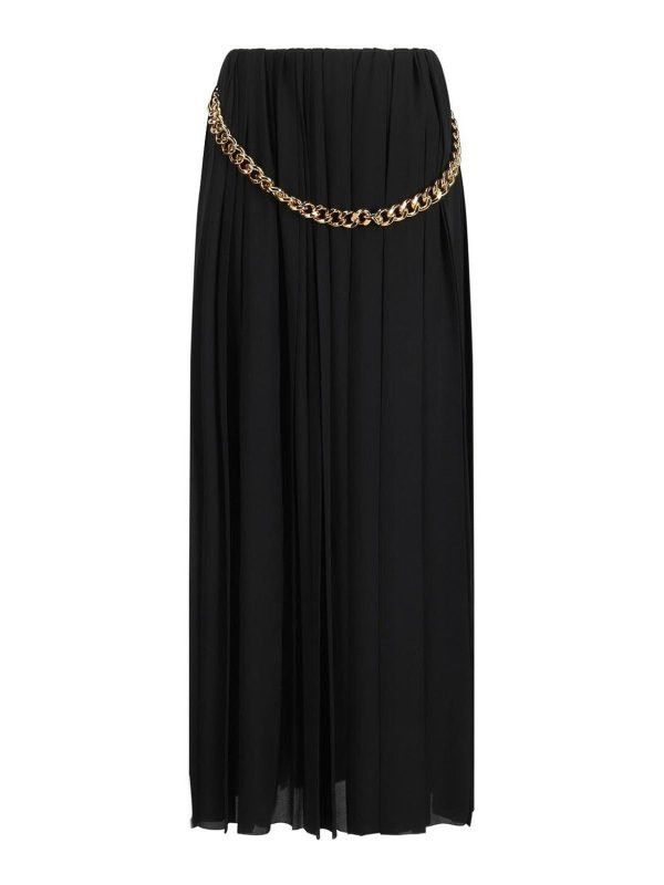 o1s1rm0226 Pleated Skirt In Black