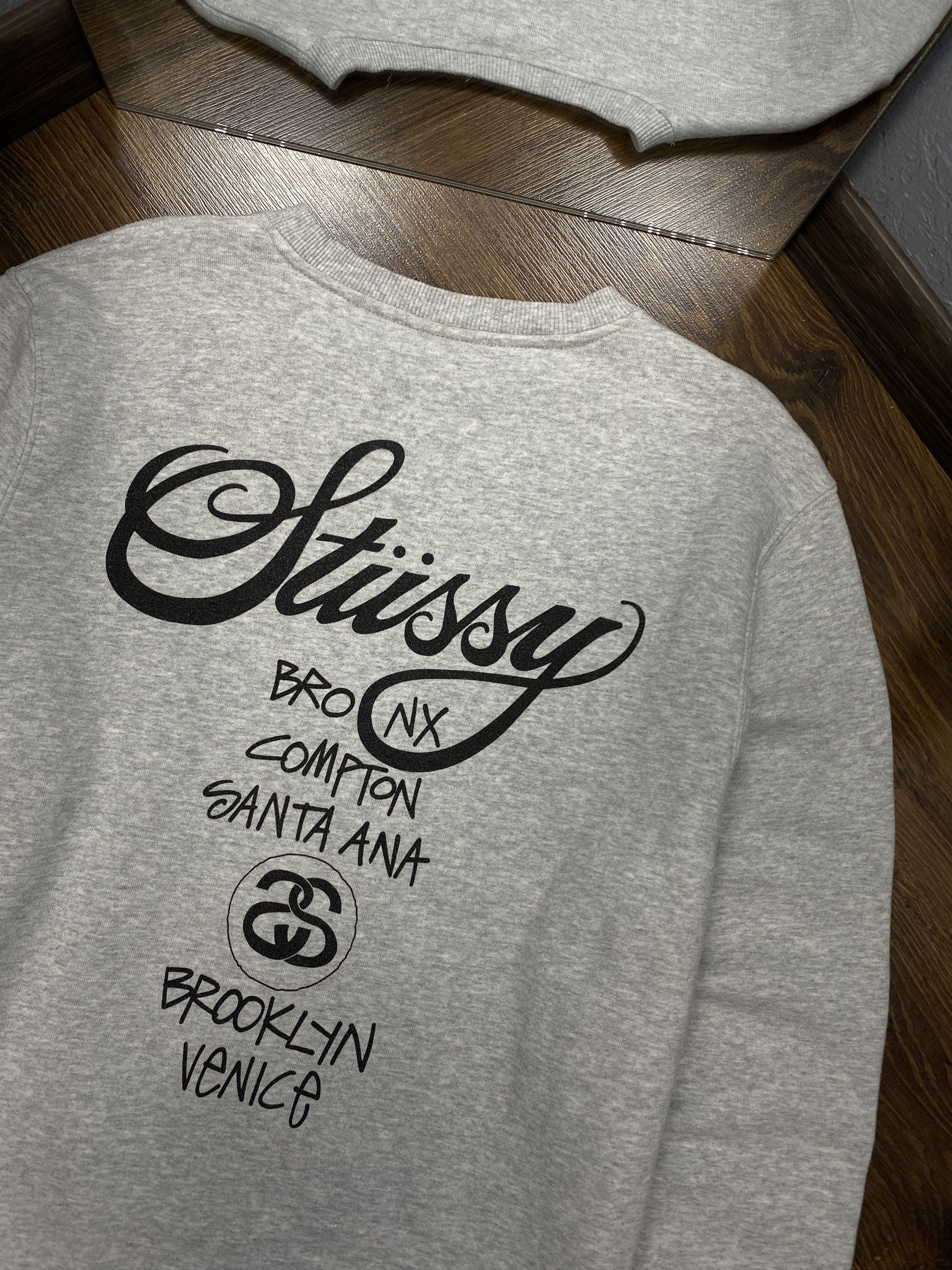 Stussy × Vintage Stussy mens crew neck sweatshirt Size US S / EU 44-46 / 1 - 9 Thumbnail