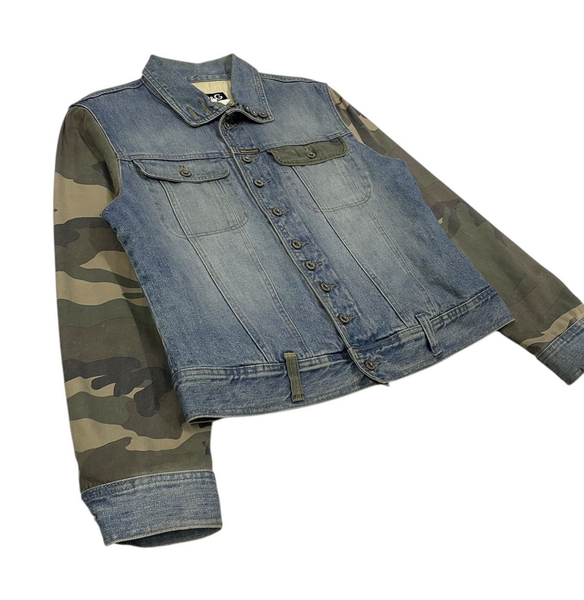 Dolce & Gabbana Y2K Dolce&Gabbana Denim Camo Jacket Size US L / EU 52-54 / 3 - 2 Thumbnail