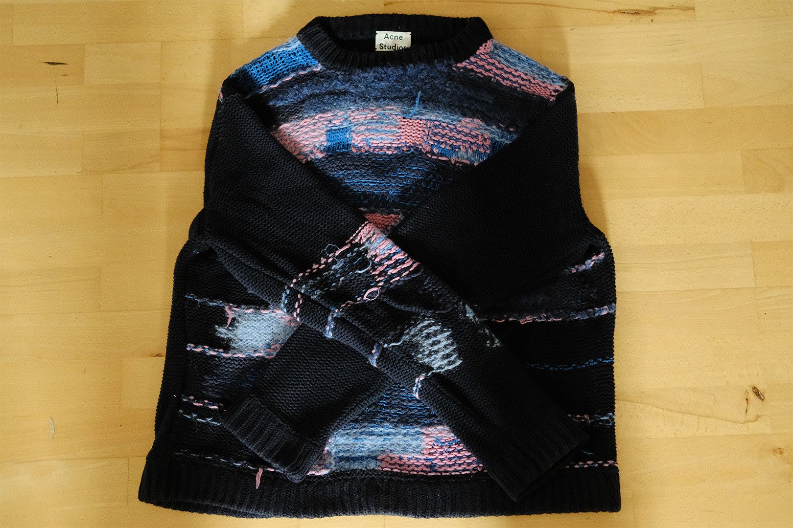 Acne Studios Acne Studios Irregular Striped Sweater Size US S / EU 44-46 / 1 - 3 Thumbnail