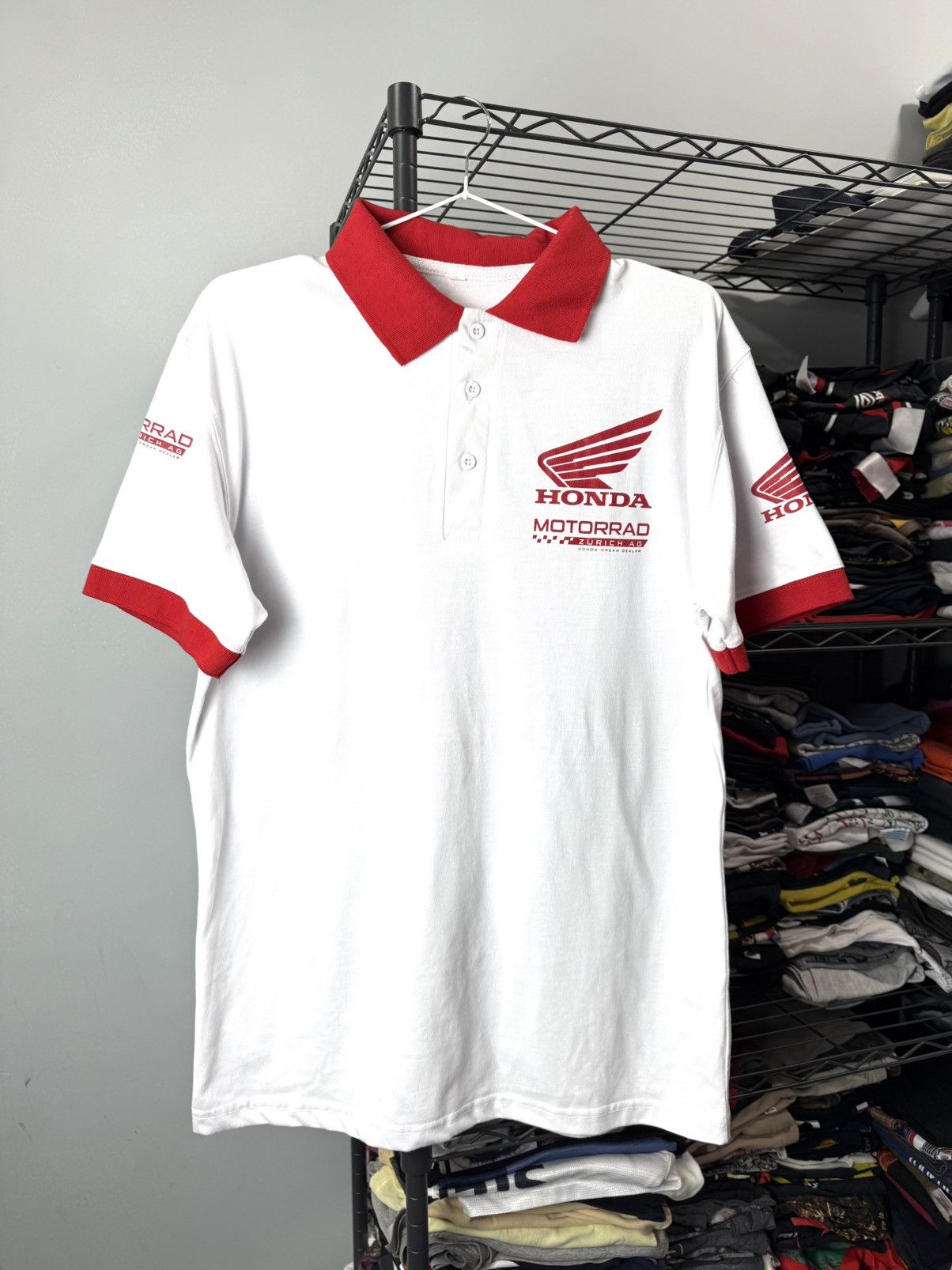 Honda Vintage Honda Mottorad Zurich T Shirt Racing Size US L / EU 52-54 / 3 - 2 Thumbnail