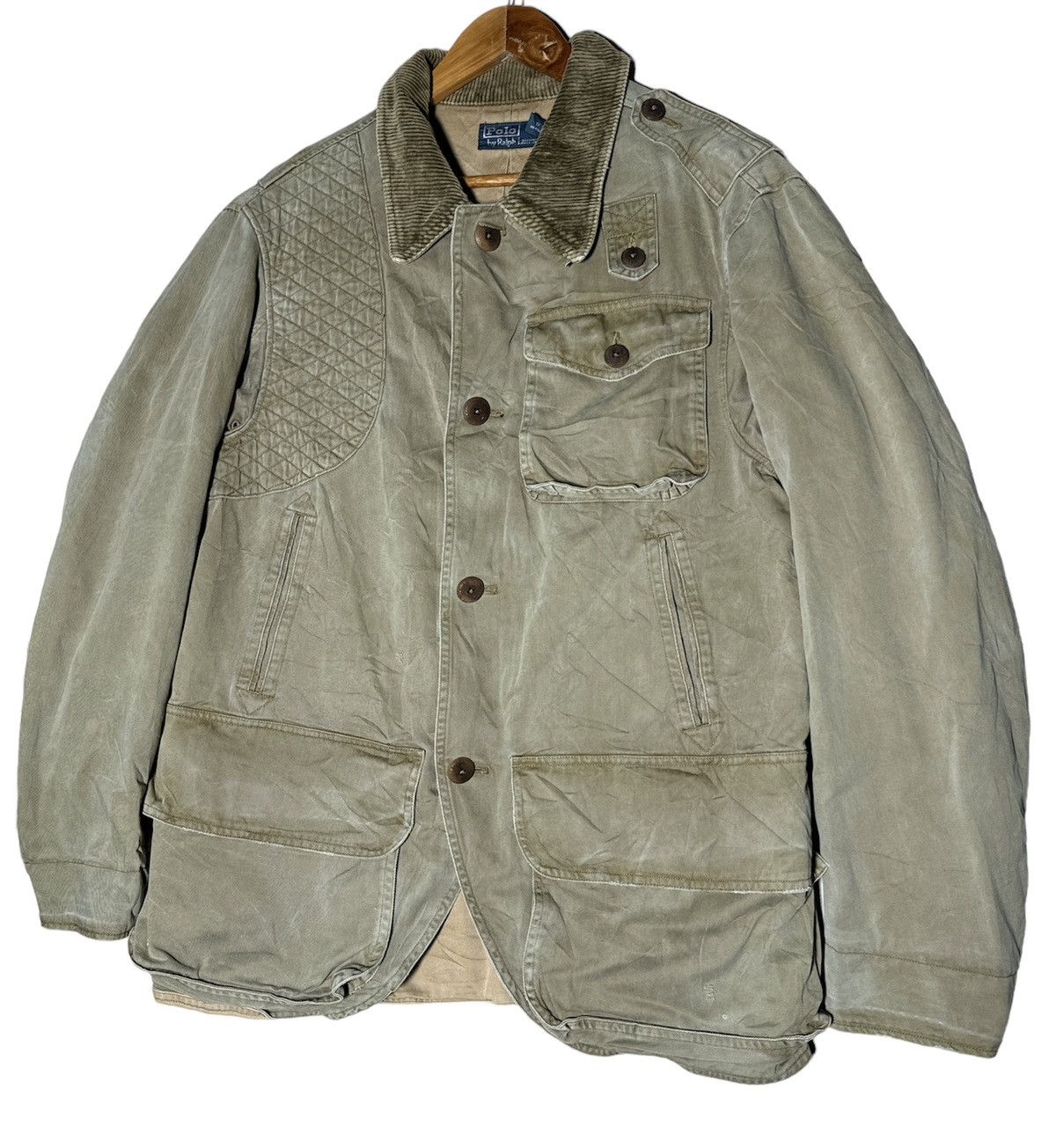 Polo Ralph Lauren × RRL Ralph Lauren Vintage Polo Ralph Lauren Hunting Jacket Size US L / EU 52-54 / 3 - 3 Thumbnail