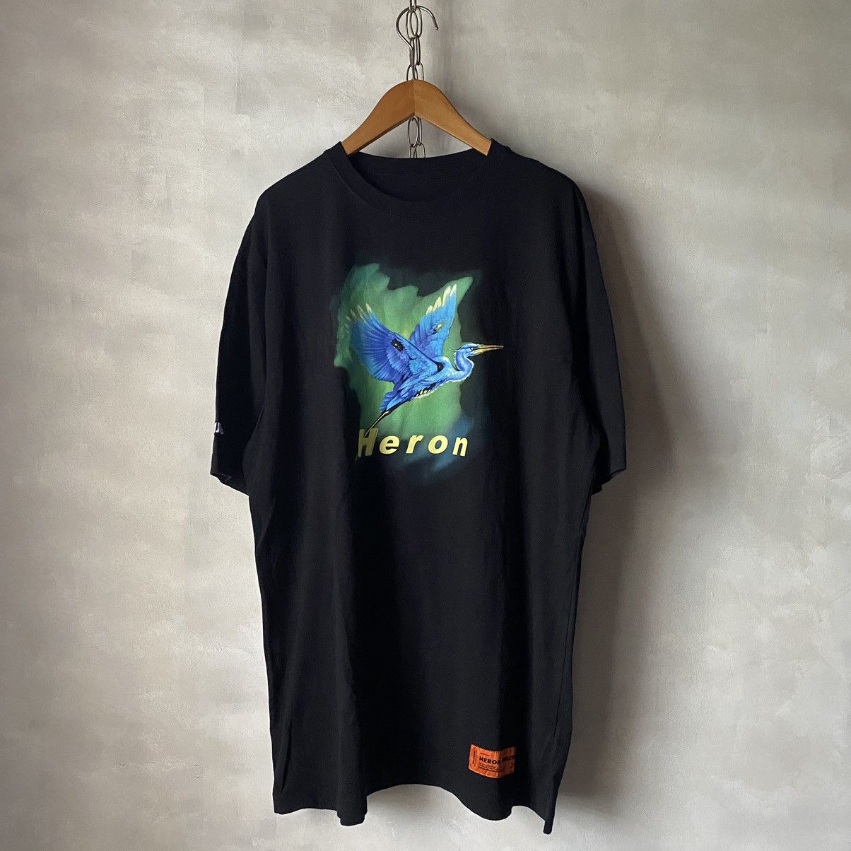 Heron Preston Bird Logo Oversized Tee Size US L / EU 52-54 / 3 - 1 Thumbnail