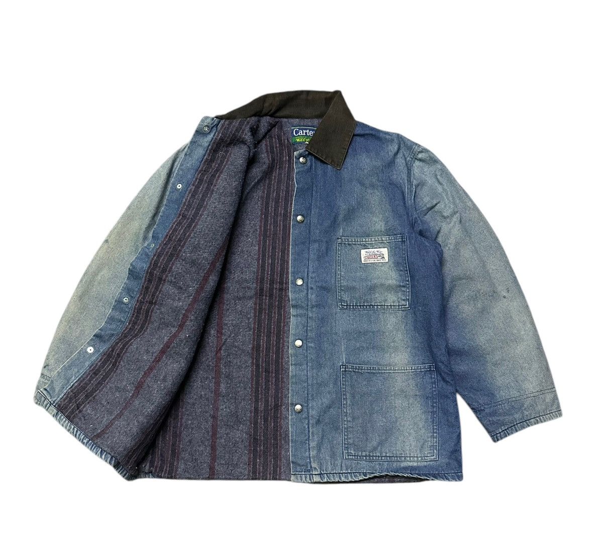 Vintage Vintage Carters blanket work wear jacket Size US L / EU 52-54 / 3 - 3 Thumbnail