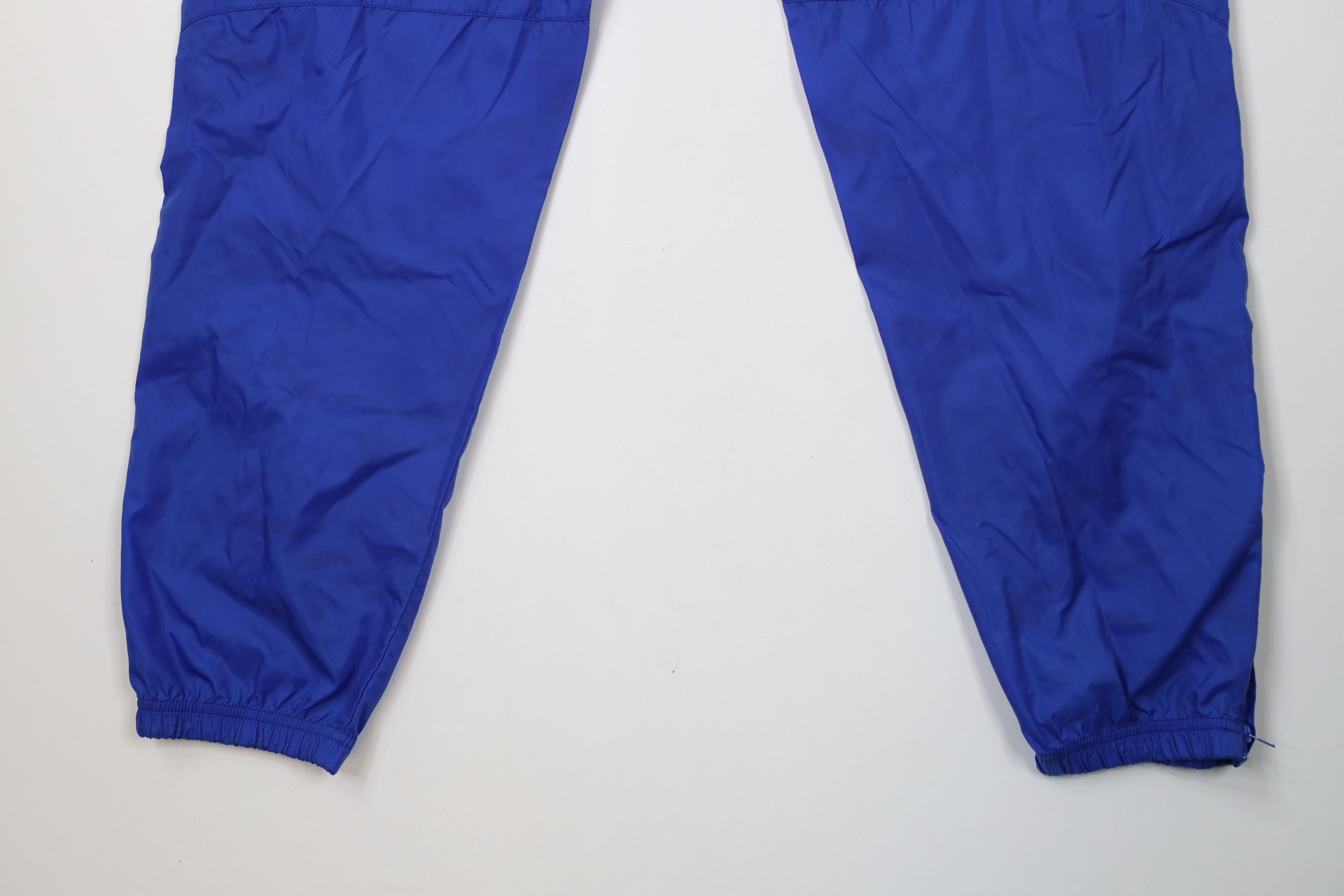 Nike × Vintage Vintage 90s Nike Swoosh Windbreaker Nylon Joggers Pants Size US 36 / EU 52 - 13 Thumbnail