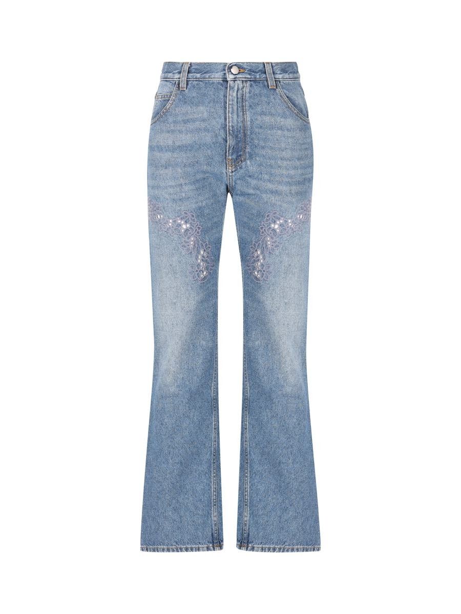 Chloe o1y0825 Bootcut Jeans in Blue Size 27" / US 4 / IT 40 - 1 Thumbnail