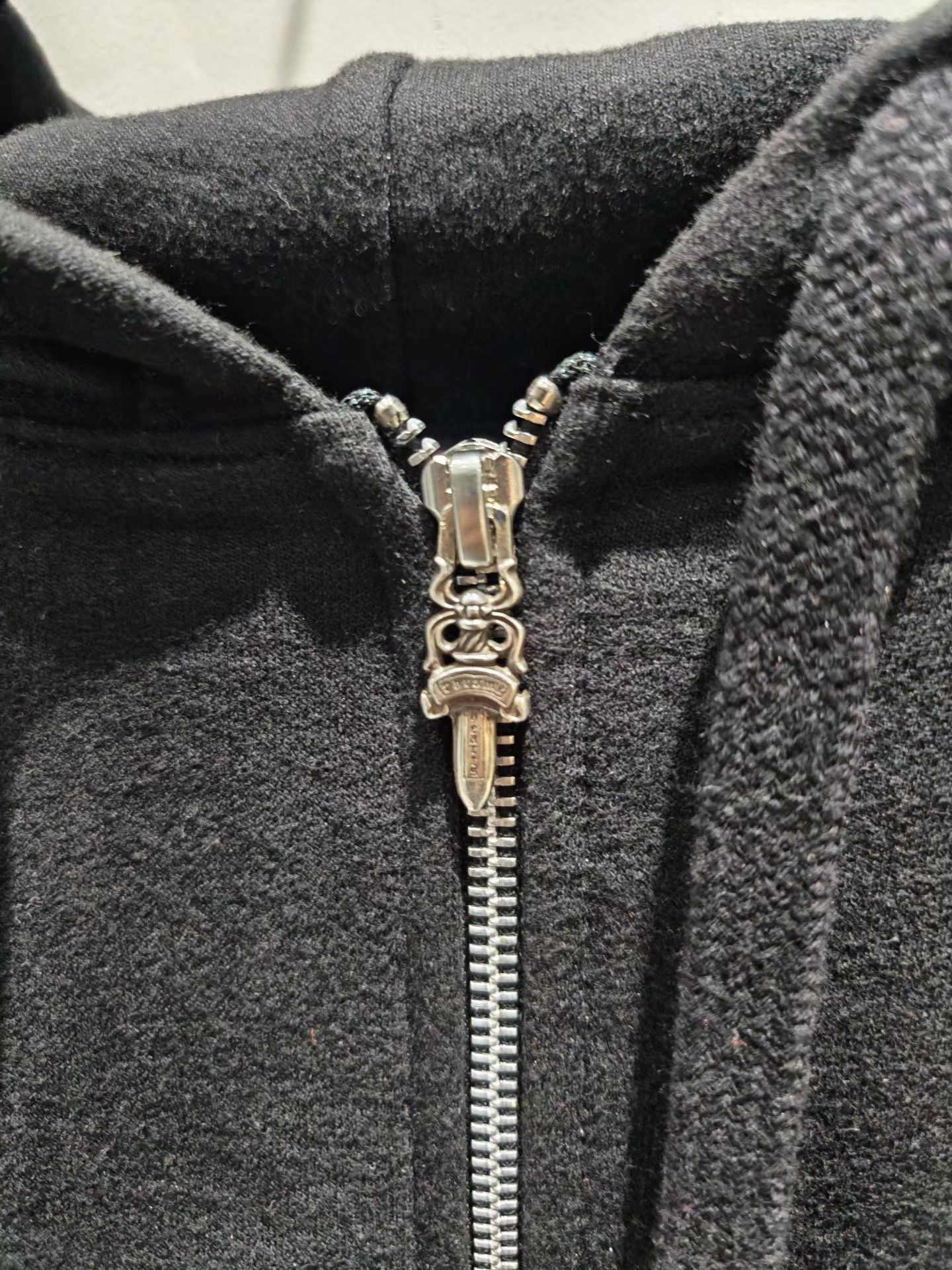 Chrome Hearts Chrome Hearts Gothic Logo Zip HoodieWaffle Knit Lining Q15 Size US XL / EU 56 / 4 - 7 Thumbnail
