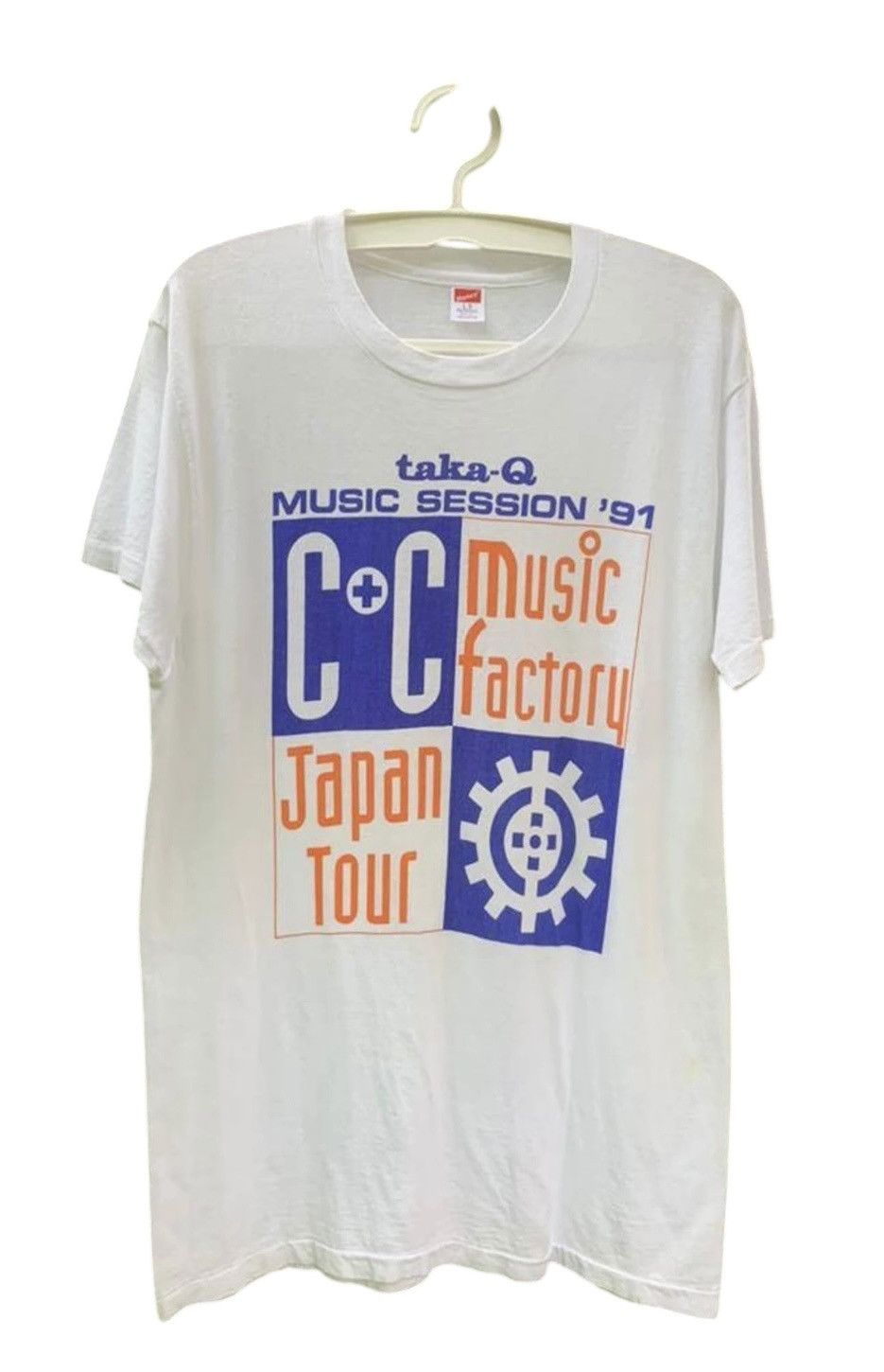 Hanes × Vintage 1991 C+C Music Factory Japan Tour Hip Hop Band Size US L / EU 52-54 / 3 - 1 Thumbnail