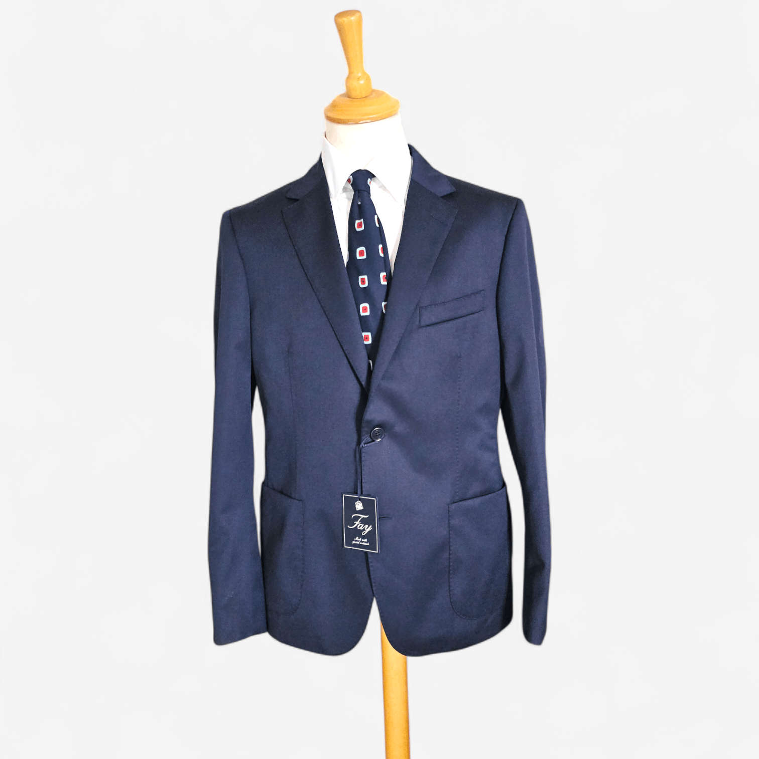 Fay NWT Fay Wool Blazer Unlined Size 52 Navy Size 42R - 1 Thumbnail