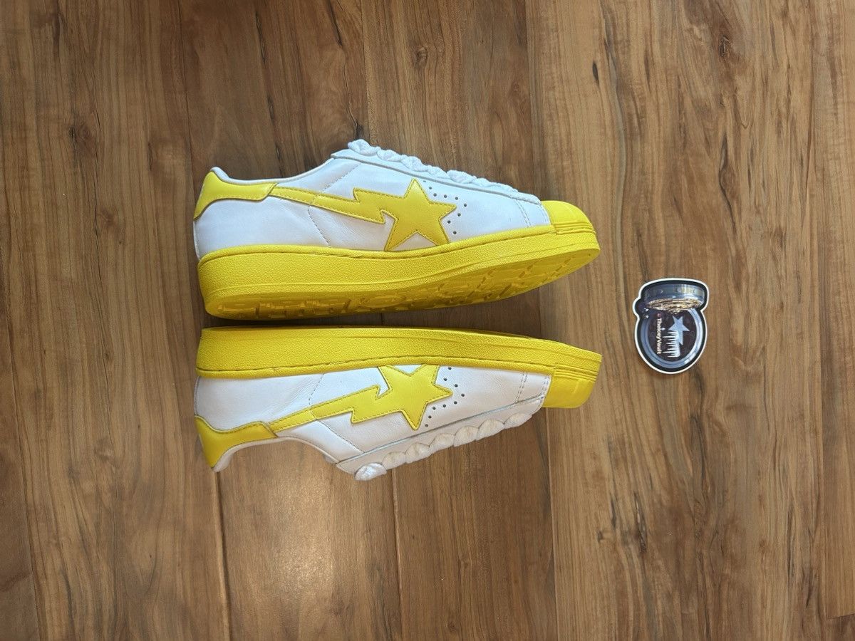 Bape DS Bape OG White and Yellow Skullstas Size US 8.5 / EU 41-42 - 4 Thumbnail