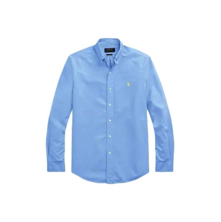 Polo Ralph Lauren Polo Ralph Lauren Solid Logo Embroidered Long-Sleeve Shirt Size US L / EU 52-54 / 3 - 1 Thumbnail