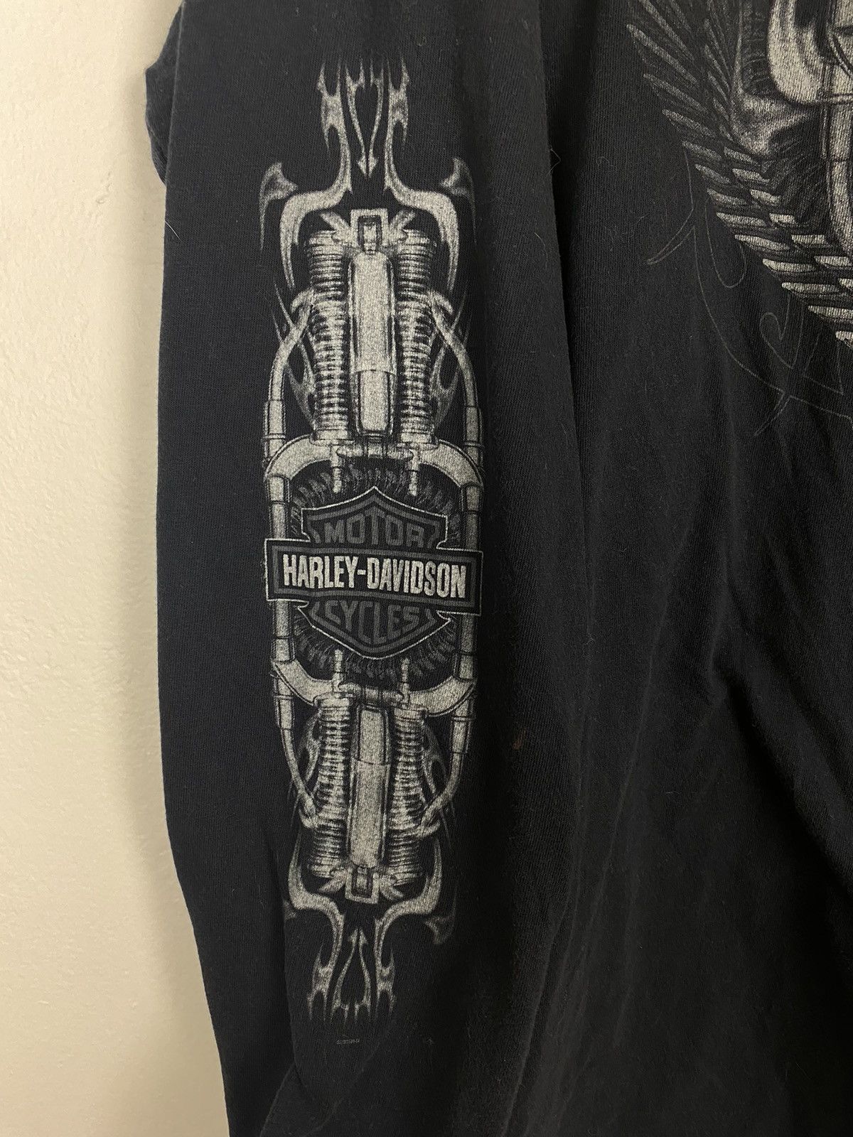 Harley Davidson Vintage Harley Davidson Long sleeve Graphic y2k insane Size US XL / EU 56 / 4 - 5 Thumbnail