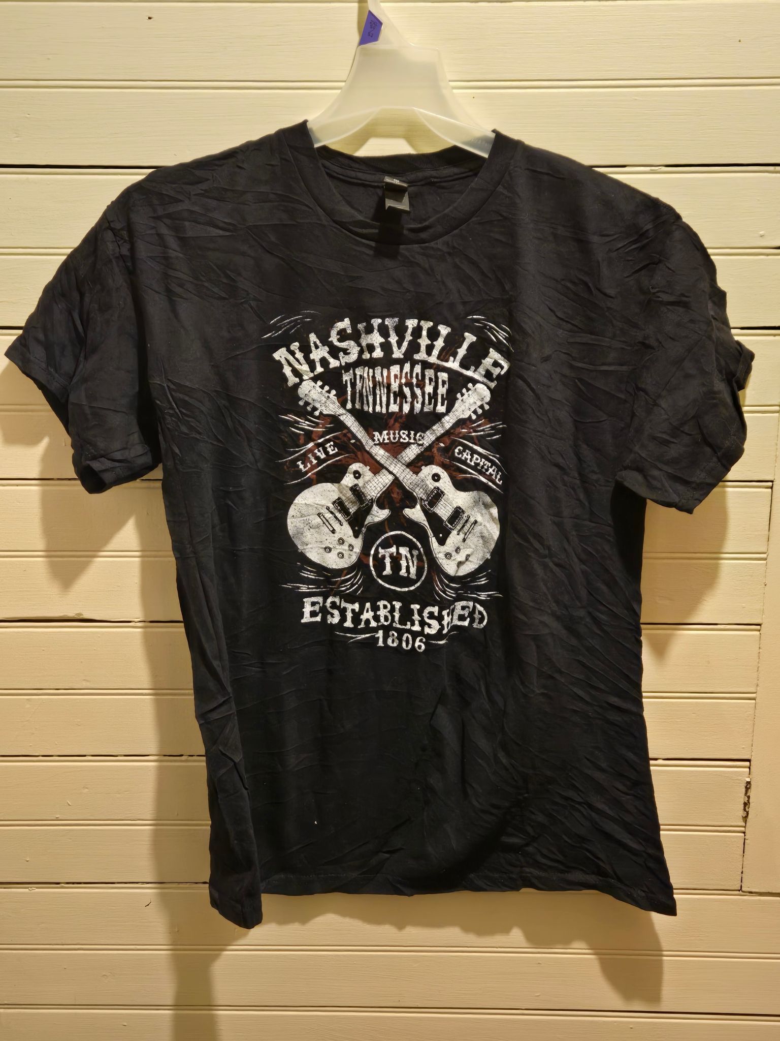 Gildan Gildan TShirt Mens L Nashville Tennessee Graphic Live Music Size US L / EU 52-54 / 3 - 1 Thumbnail